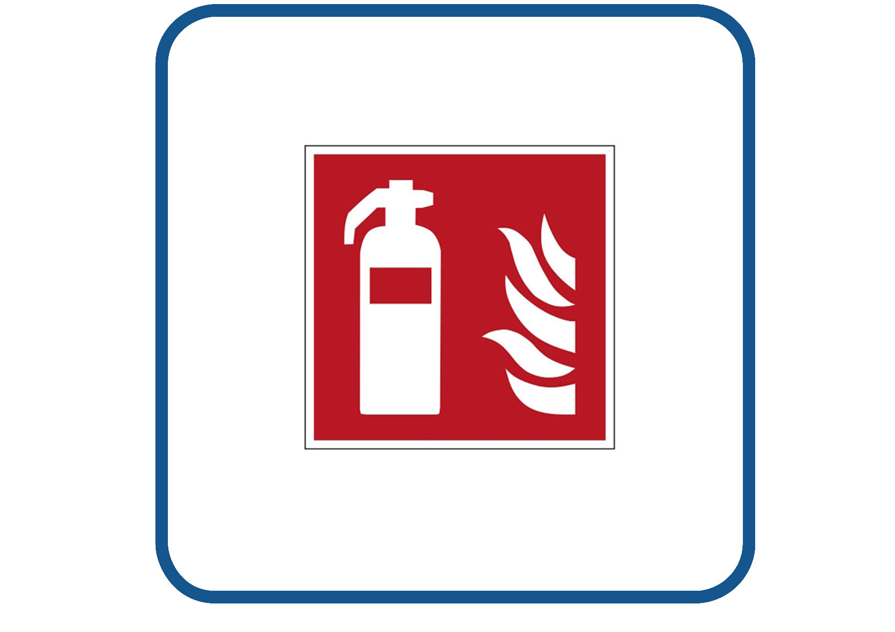 Brandblusser sticker