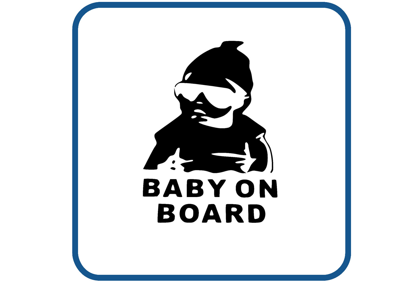 Baby on board design 9 sticker