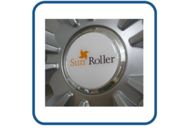 Sun Roller naafstickers