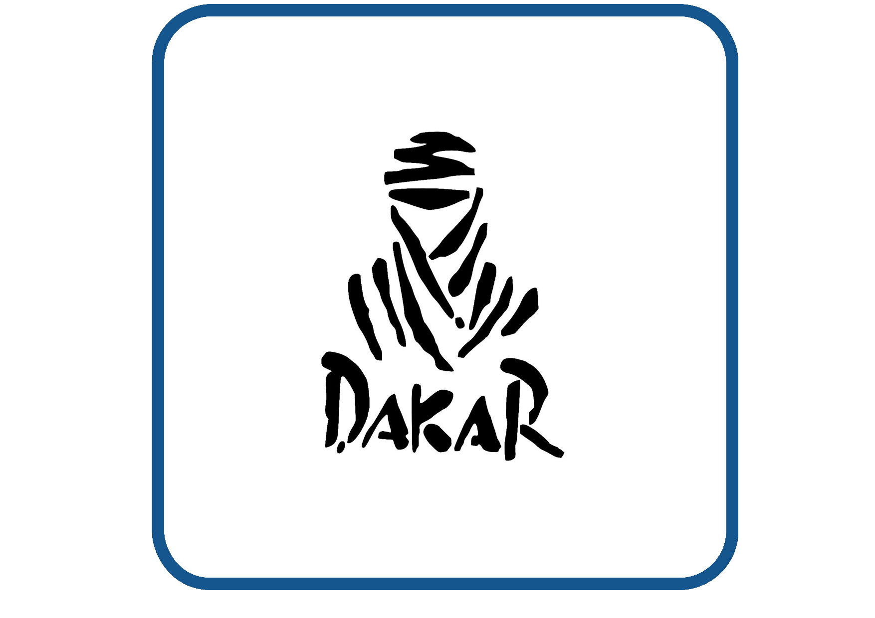 Dakar logo sticker