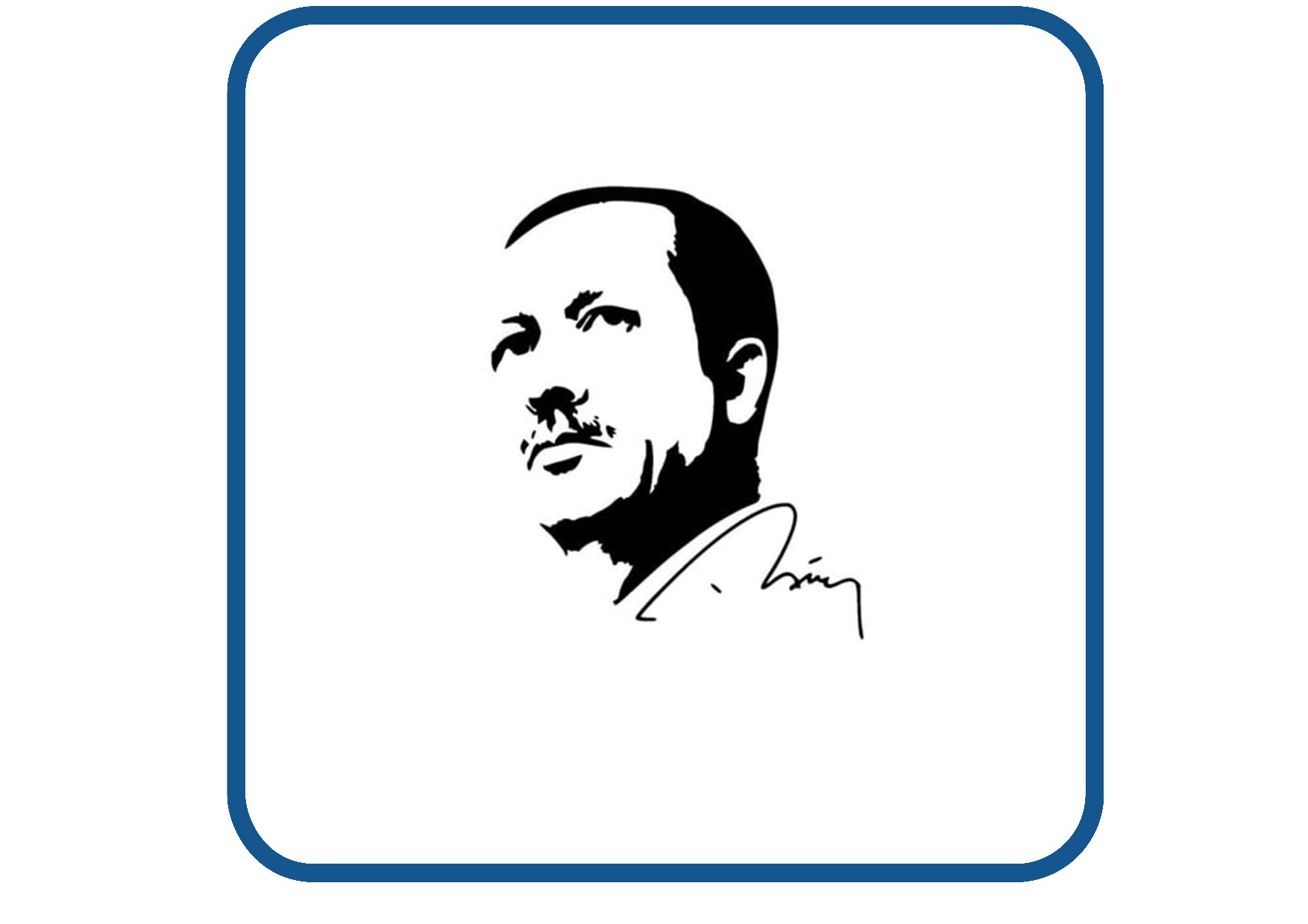 Erdogan imzali sticker