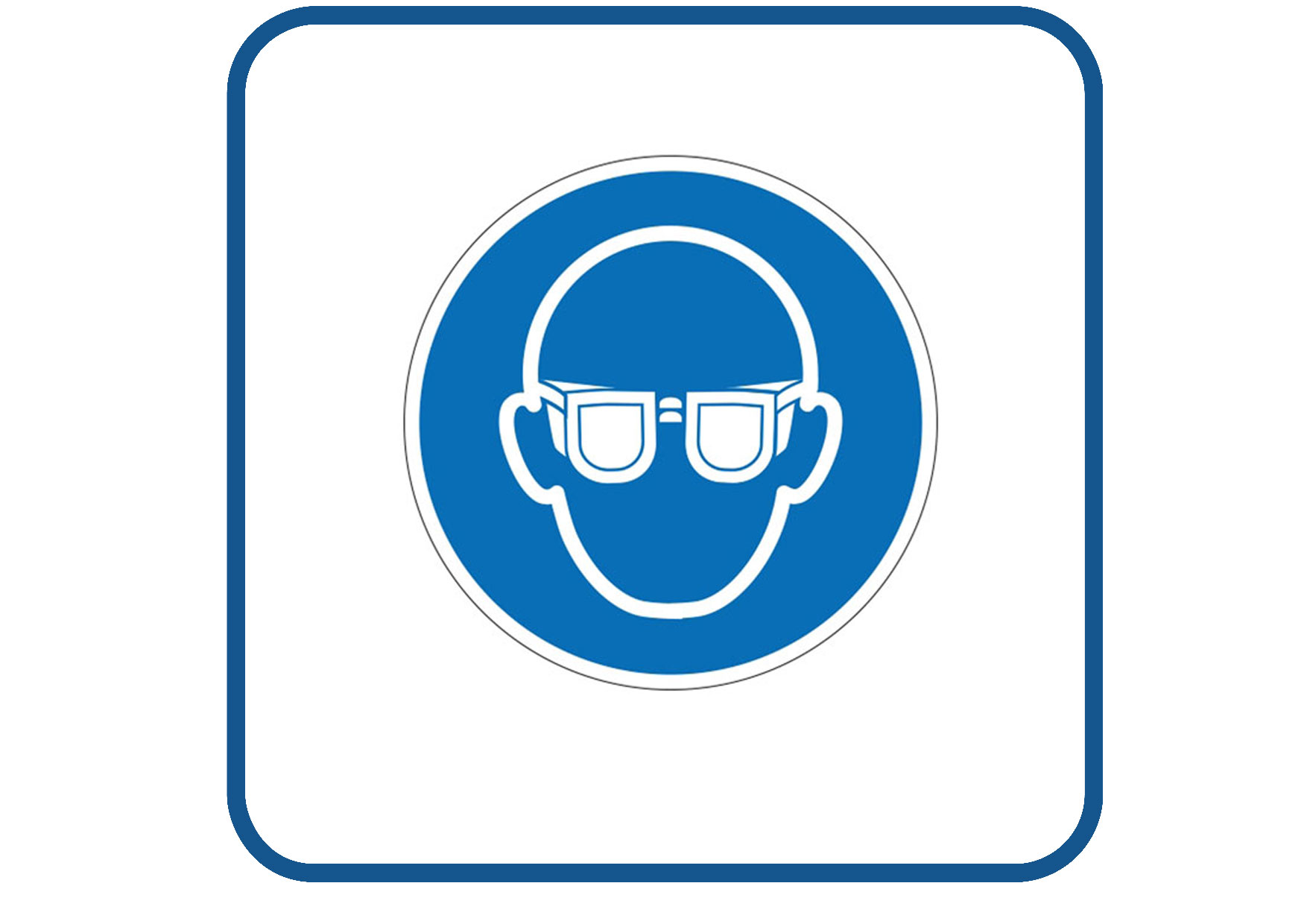 Oogbescherming sticker