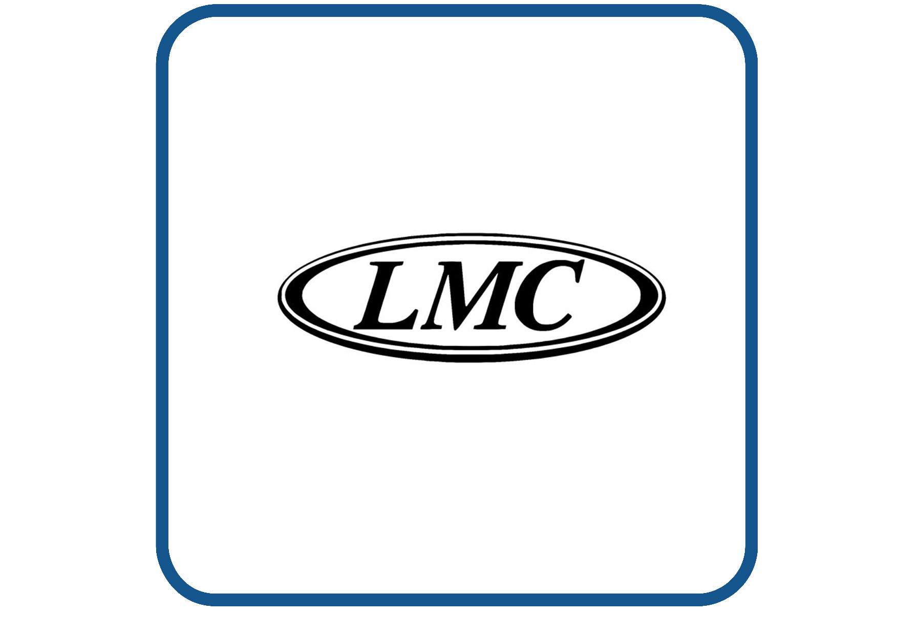 LMC ovaal caravan en camper sticker