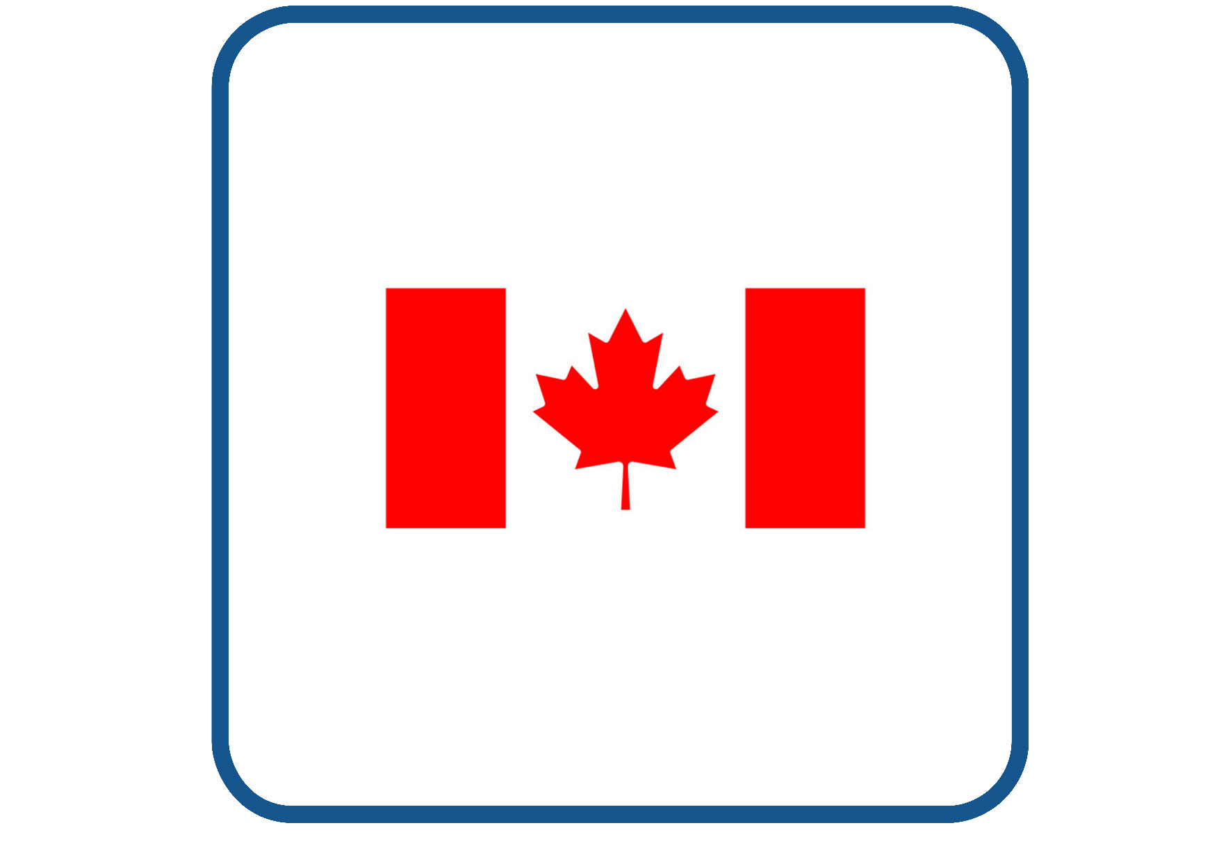 Canada vlag sticker