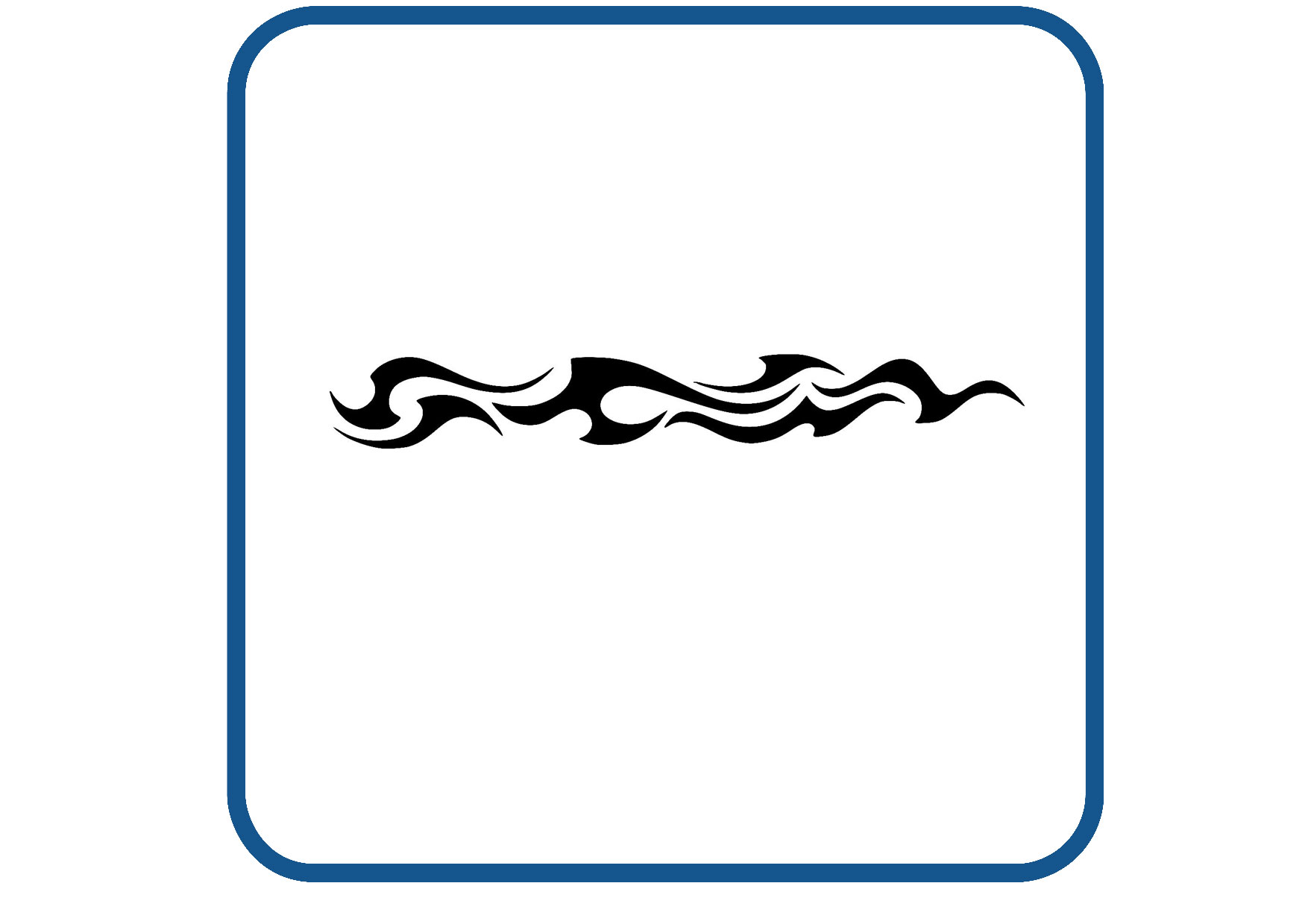 Vlammen design 37 sticker