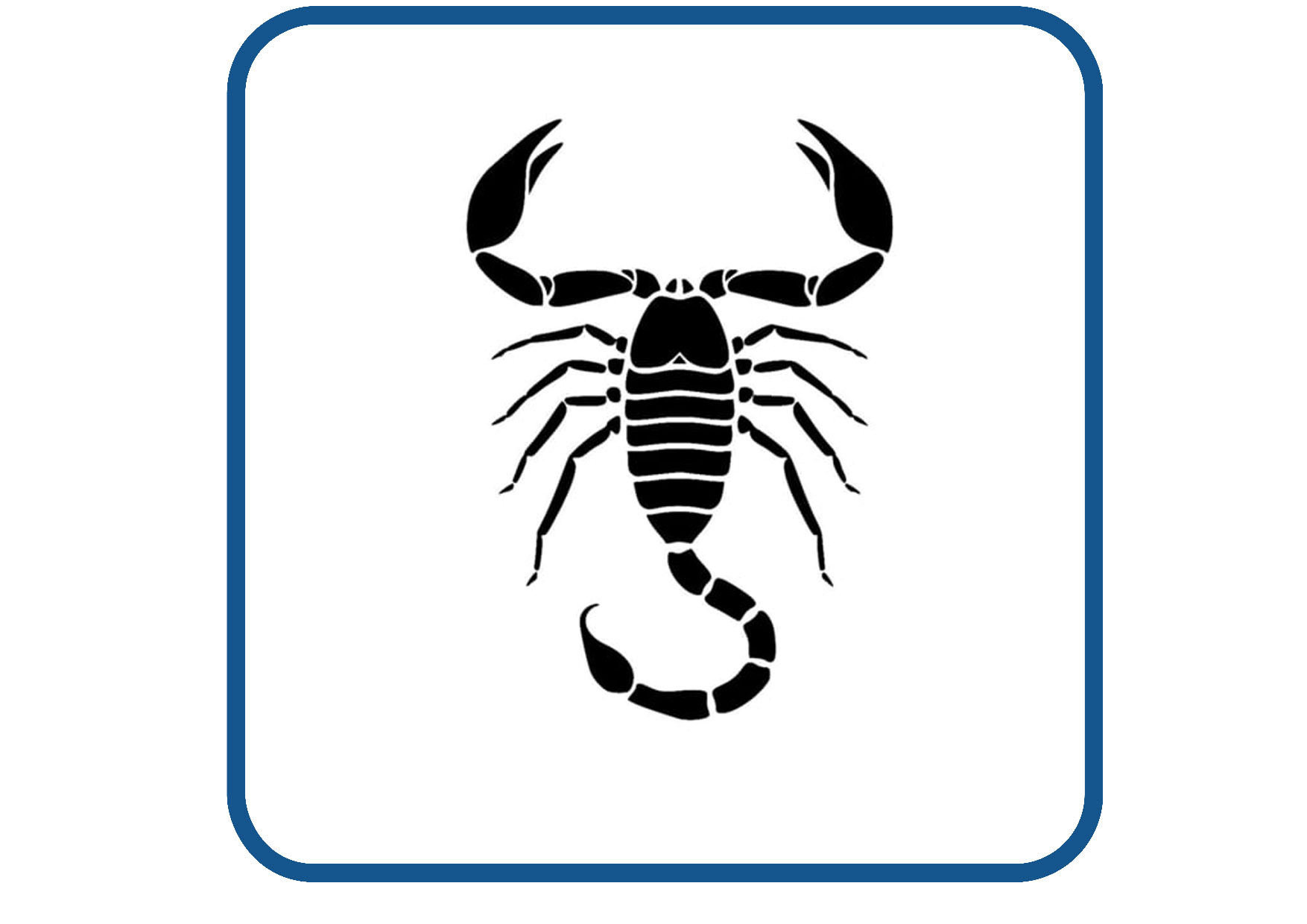 Schorpioen sticker