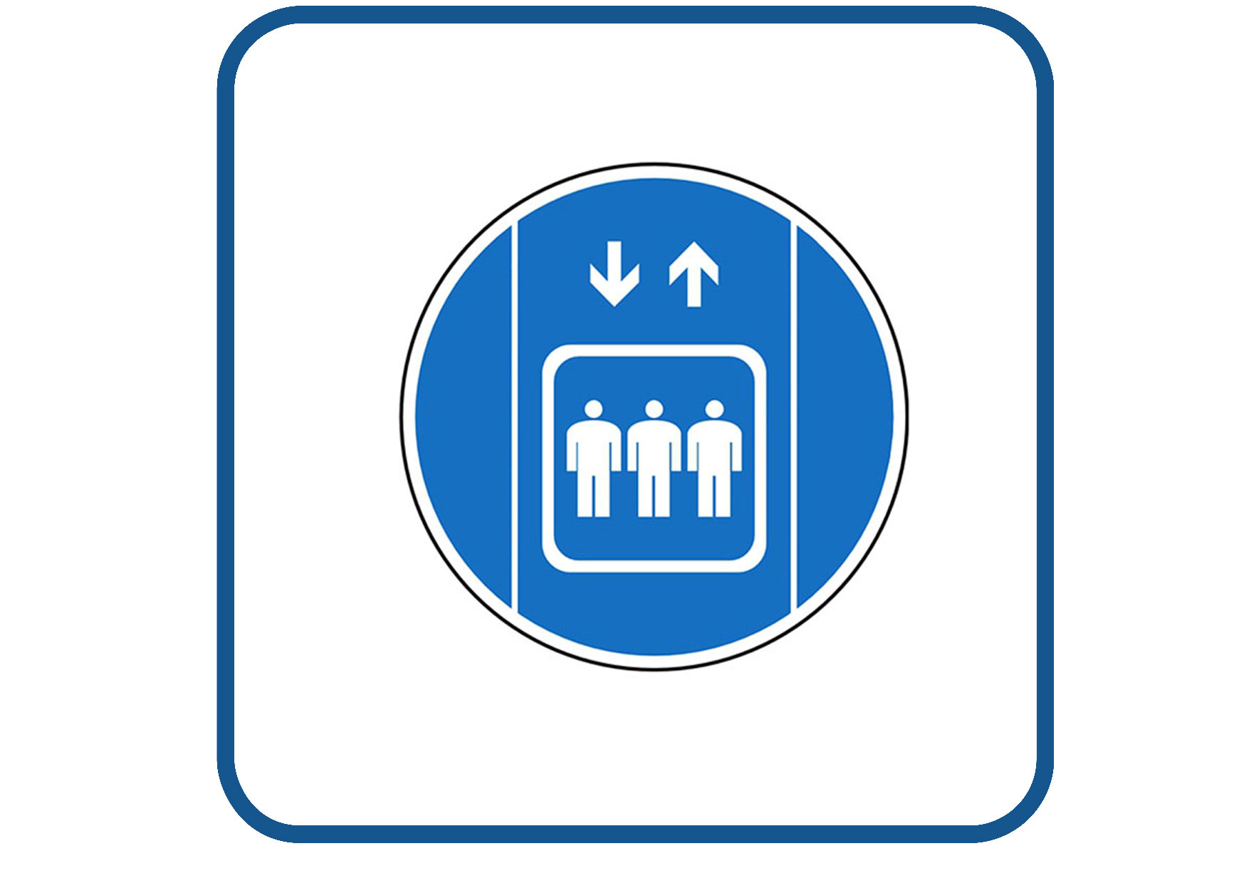 Lift gebruiken sticker
