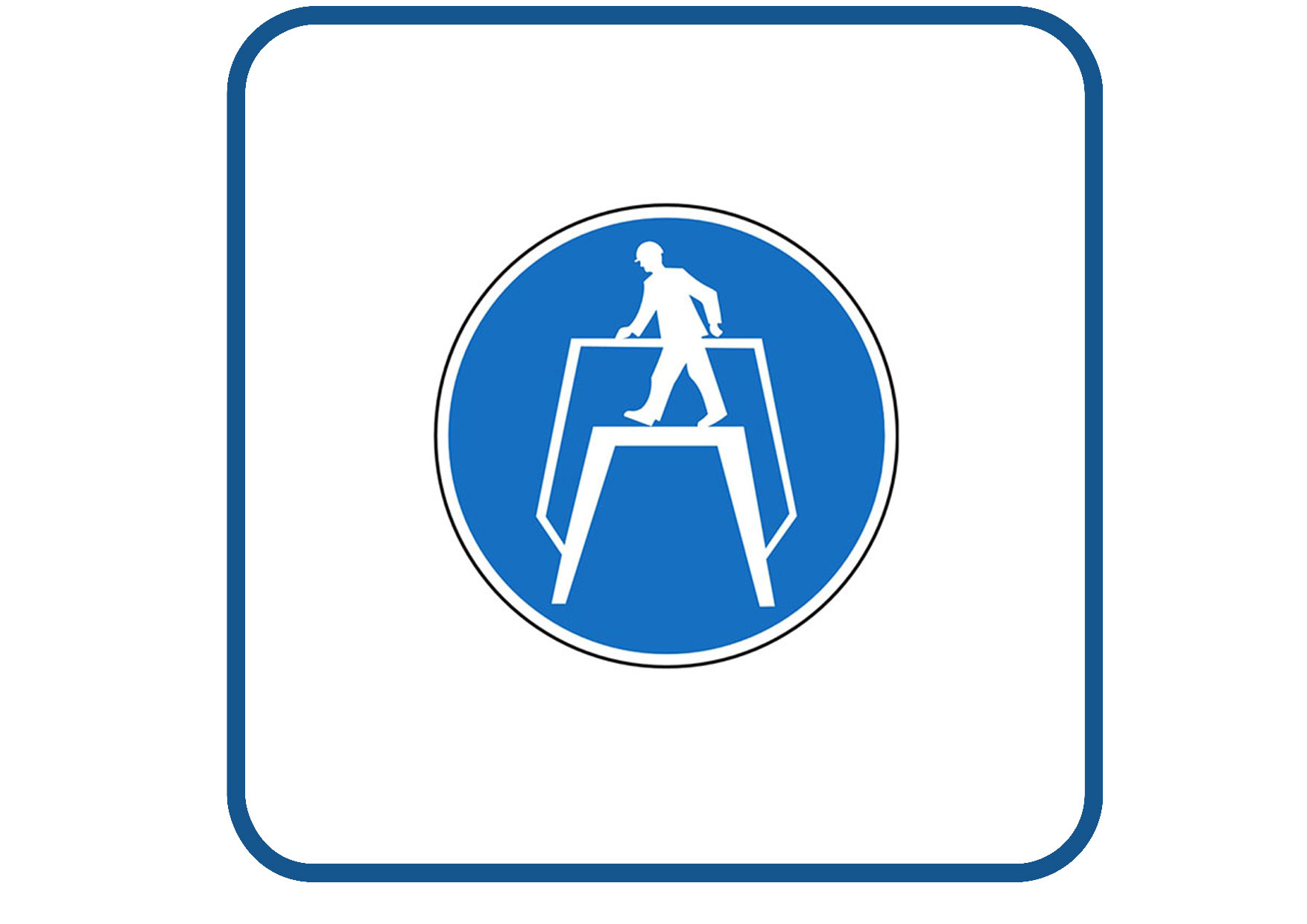 Oversteek sticker