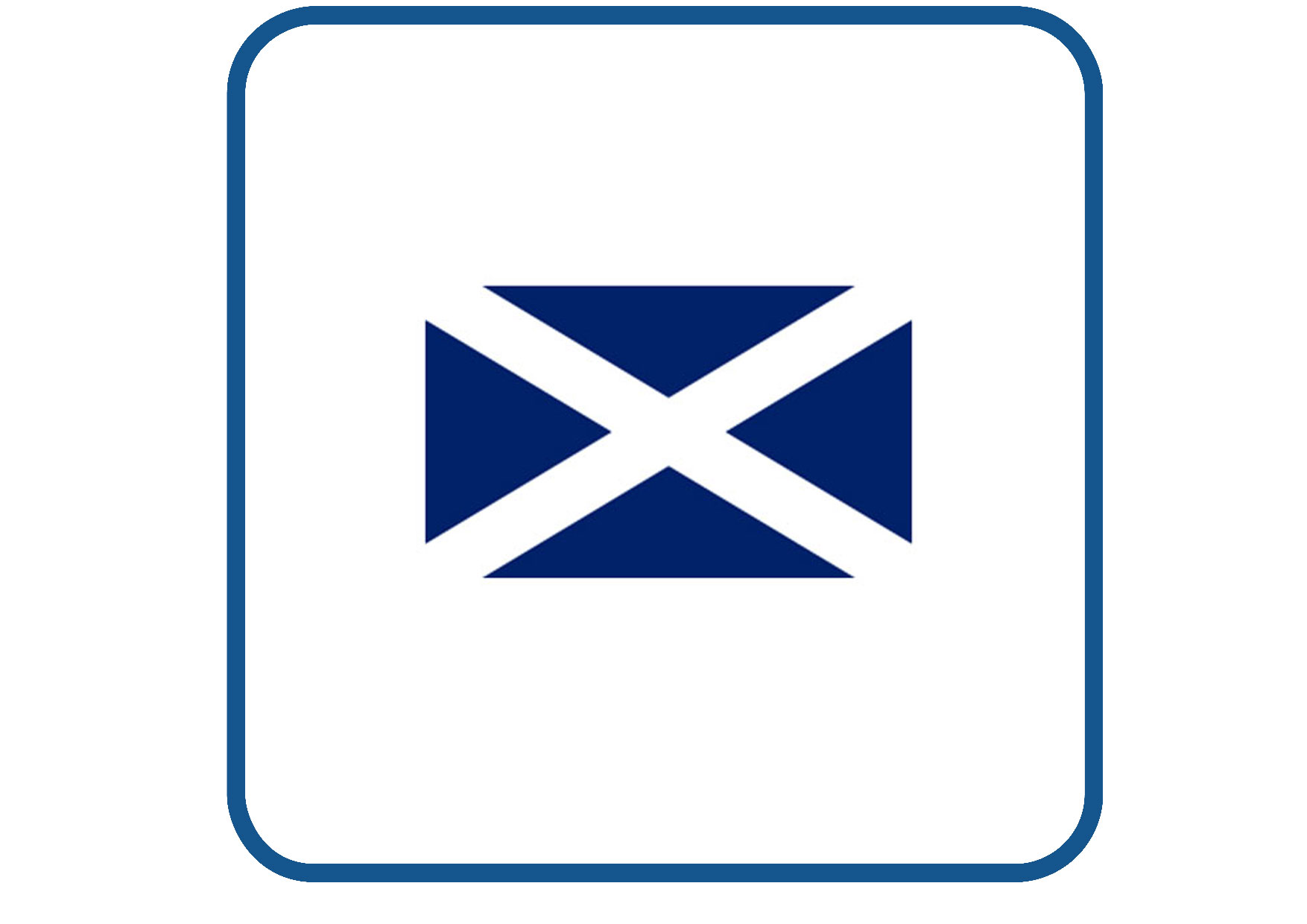 Schotland vlag sticker