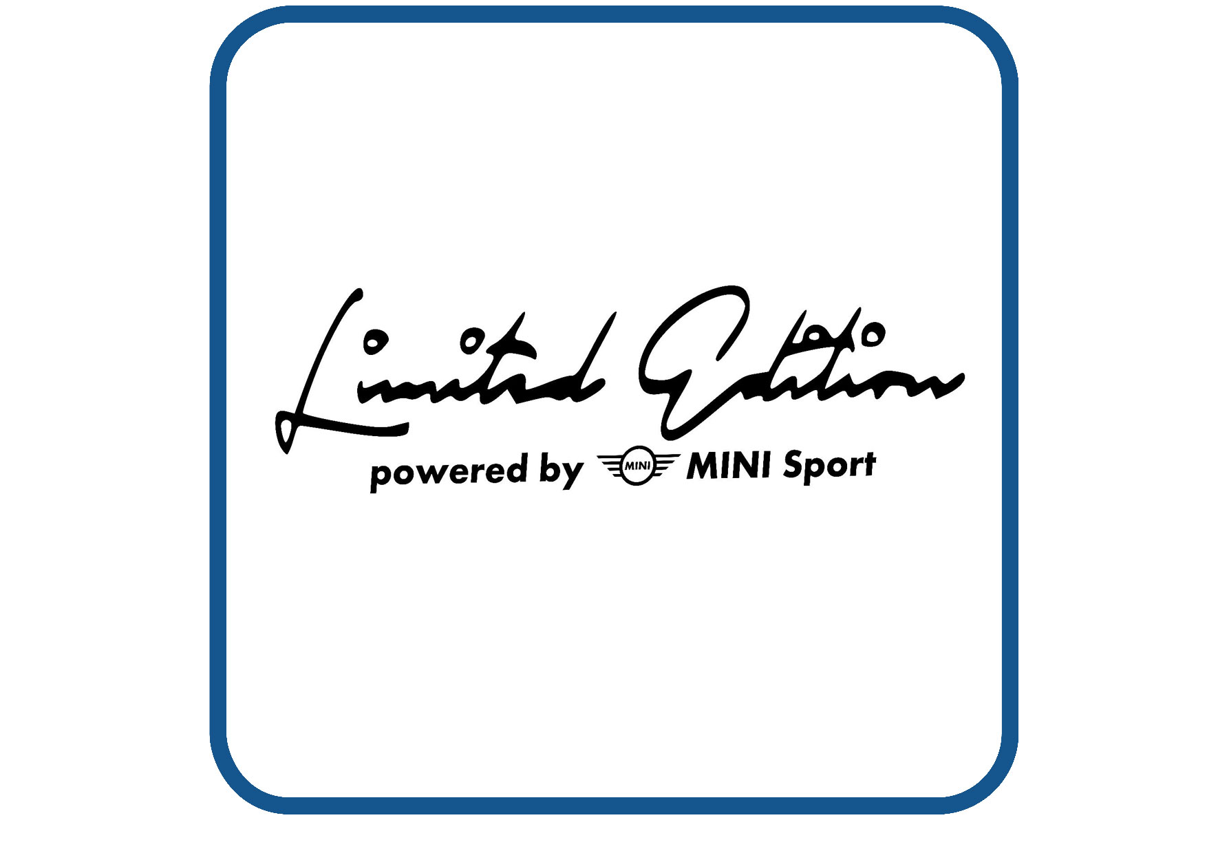 Mini Limited Edition sticker