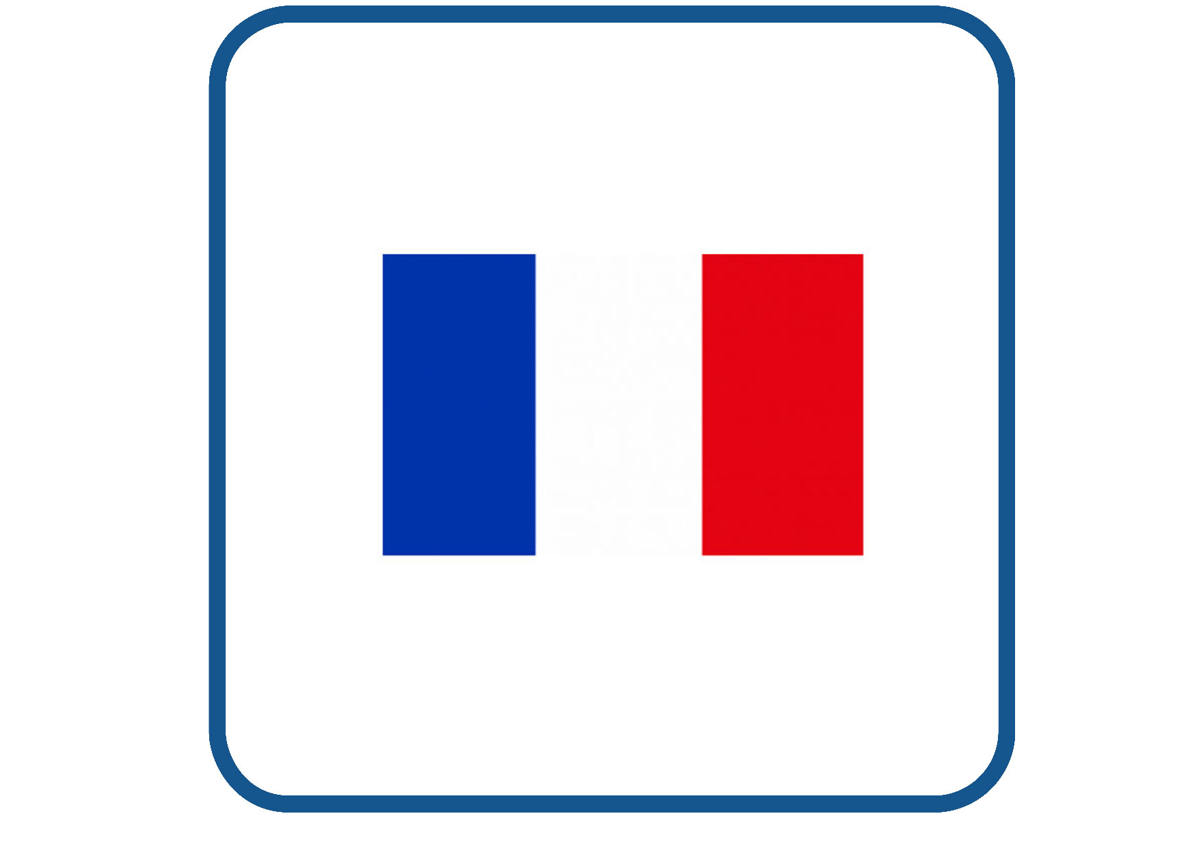 Frankrijk vlag sticker