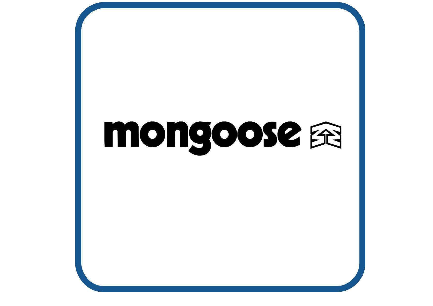 Mongoose met logo sticker