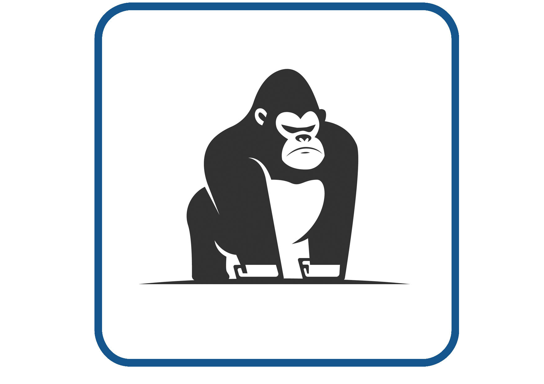 Gorilla design 4 sticker