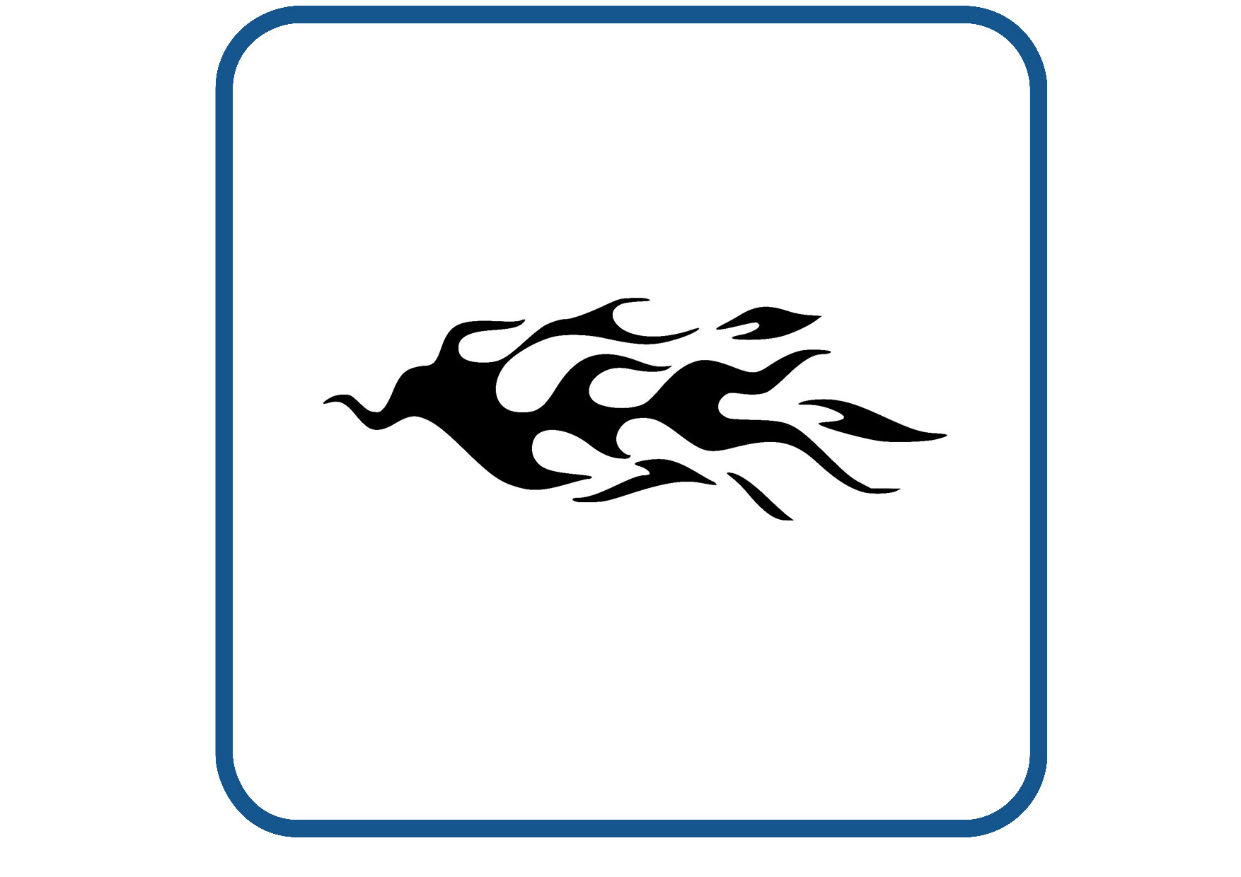 Vlammen design 17 sticker