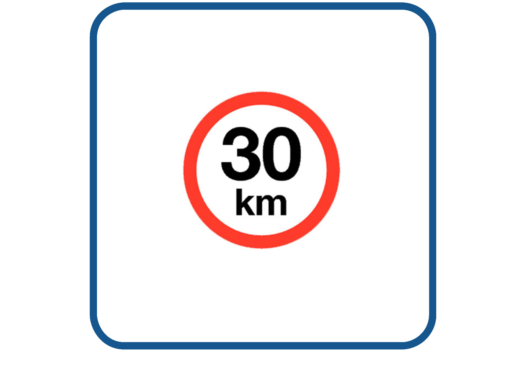 Max 30 KM sticker