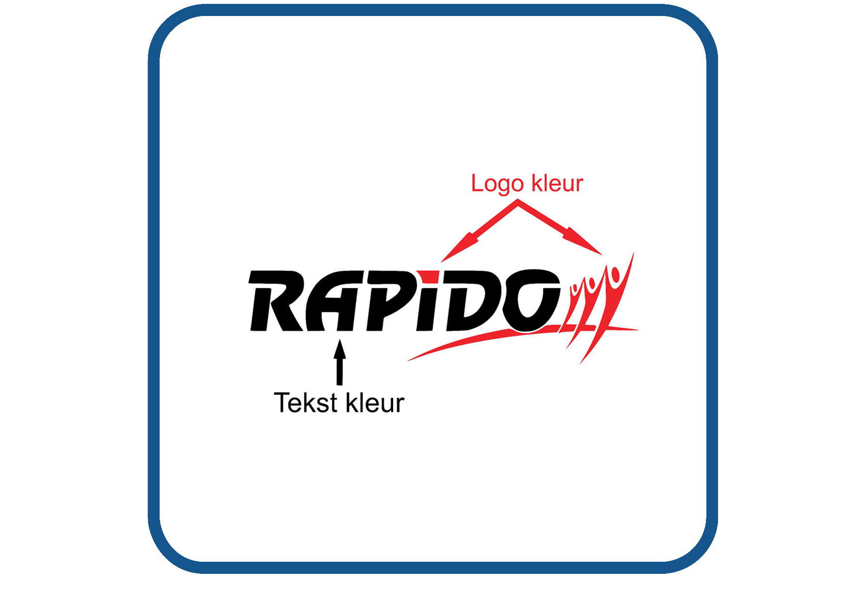 Rapido caravan en camper sticker