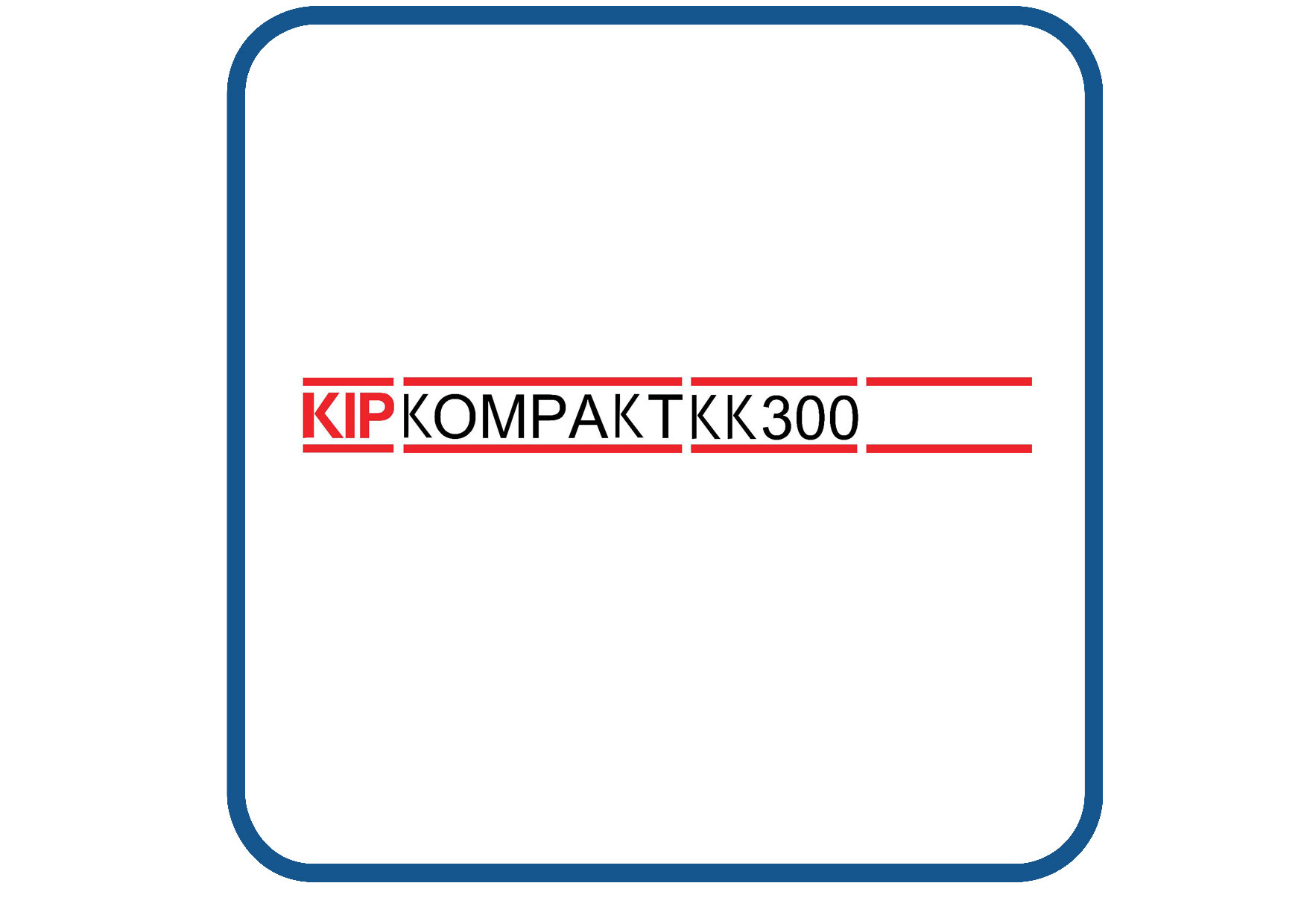 Kip Kompakt KK300 caravan en camper sticker
