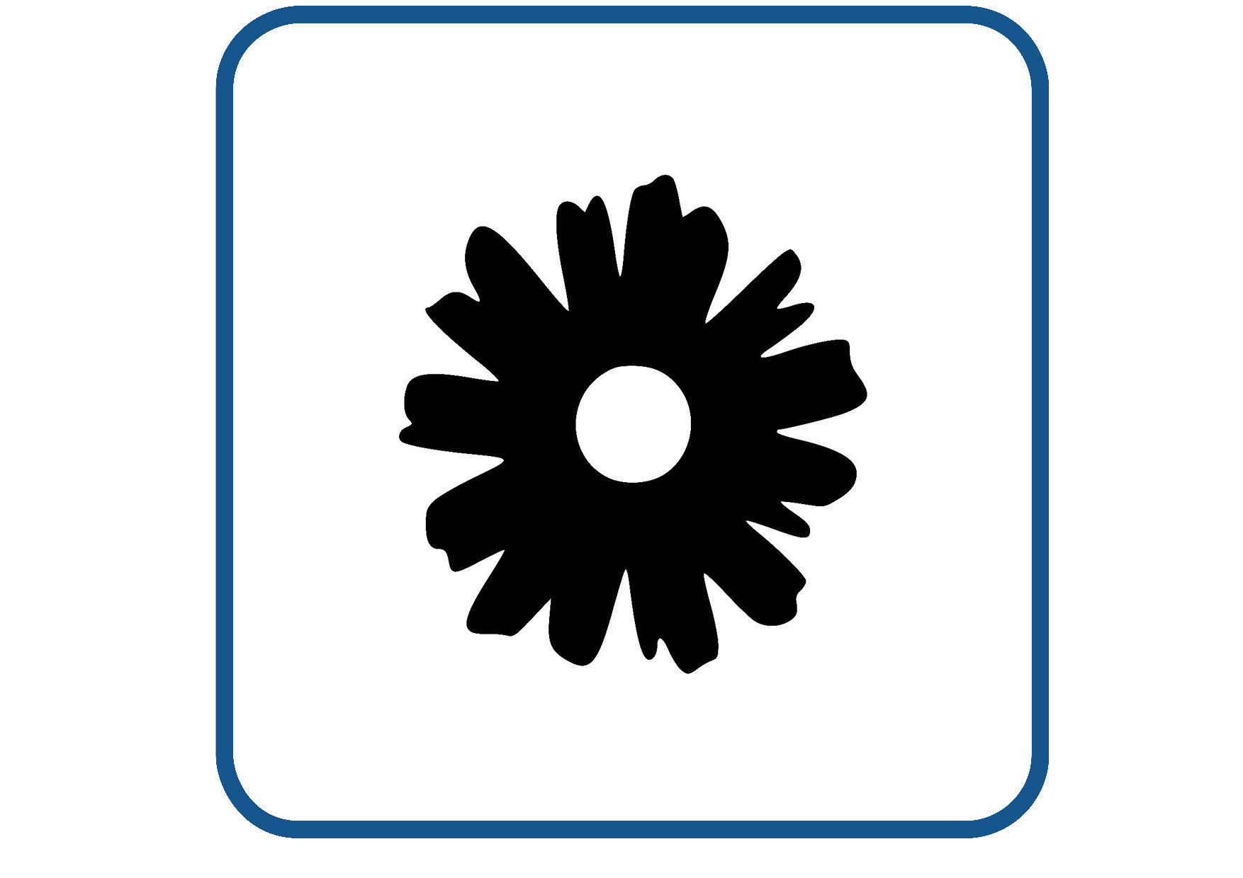 Bloem design 21 sticker