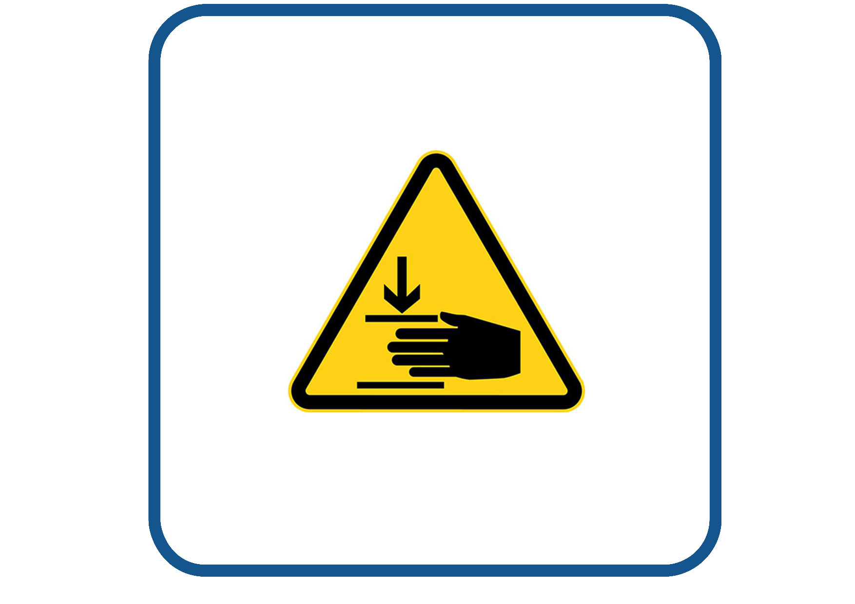 Beknelling sticker