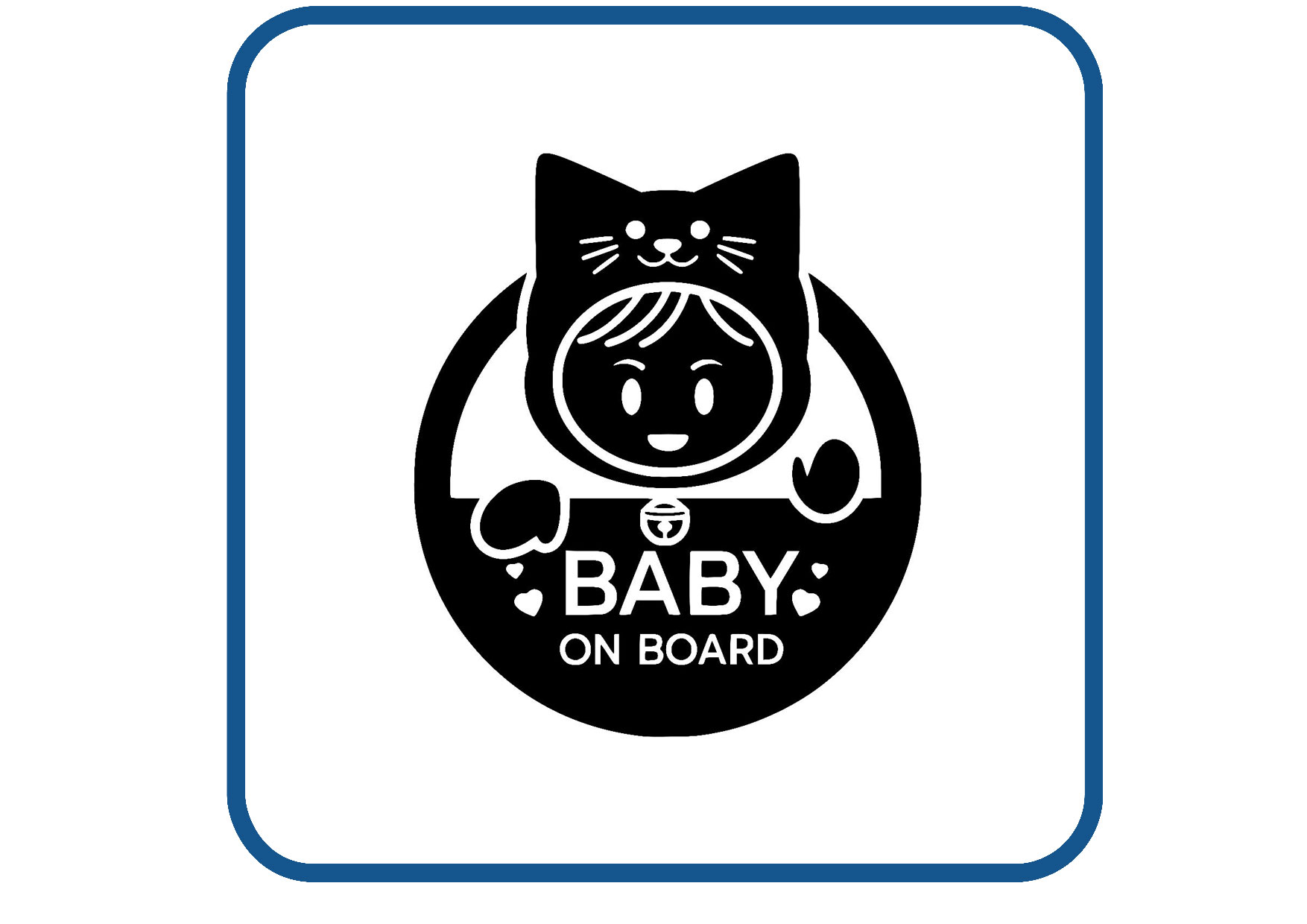 Baby on board design 10 sticker