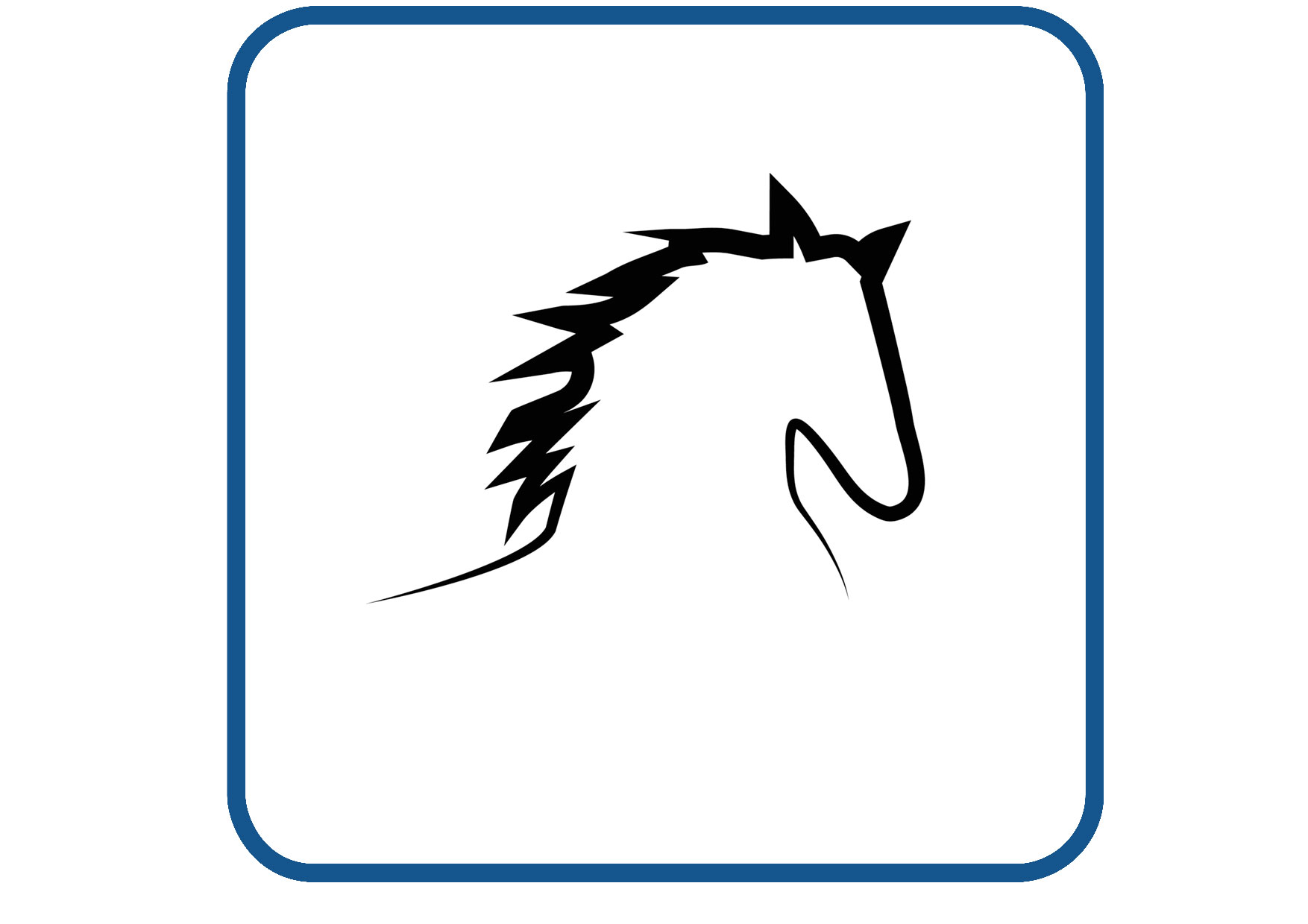Paard design 3 sticker