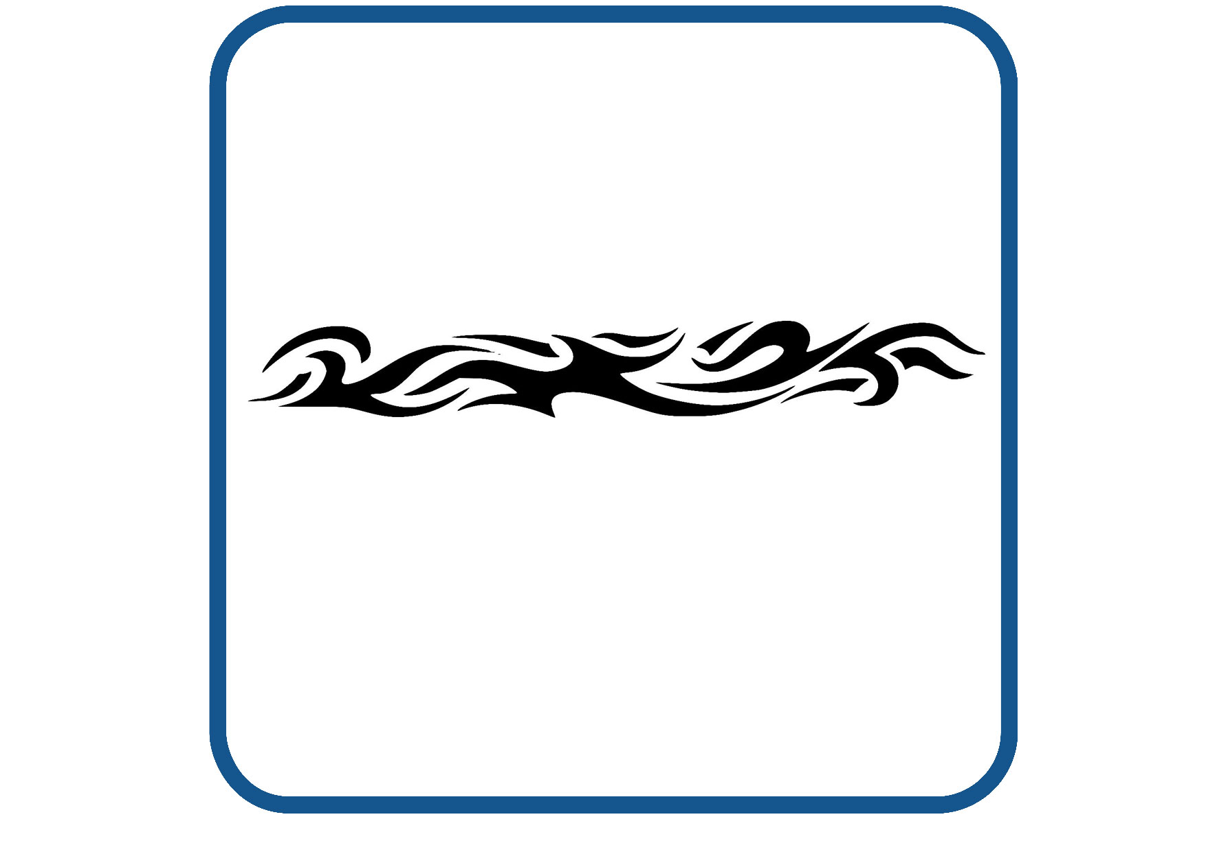 Vlammen design 38 sticker