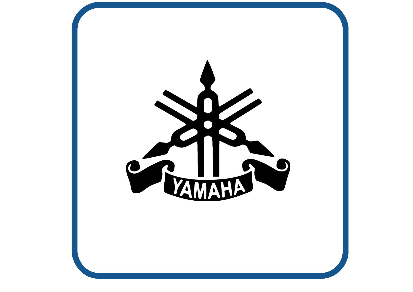 Yamaha logo sticker
