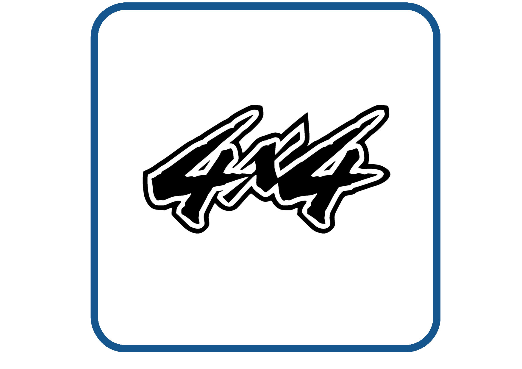 4x4 Off Road sticker design 2