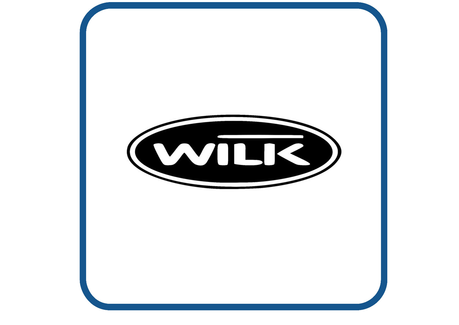 Wilk ovaal caravan en camper sticker