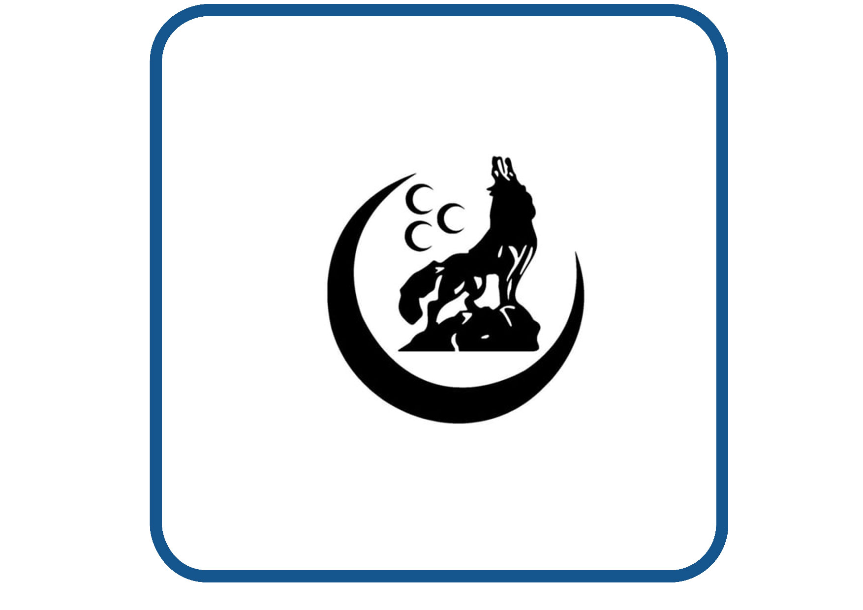 Uc hilal Bozkurt sticker
