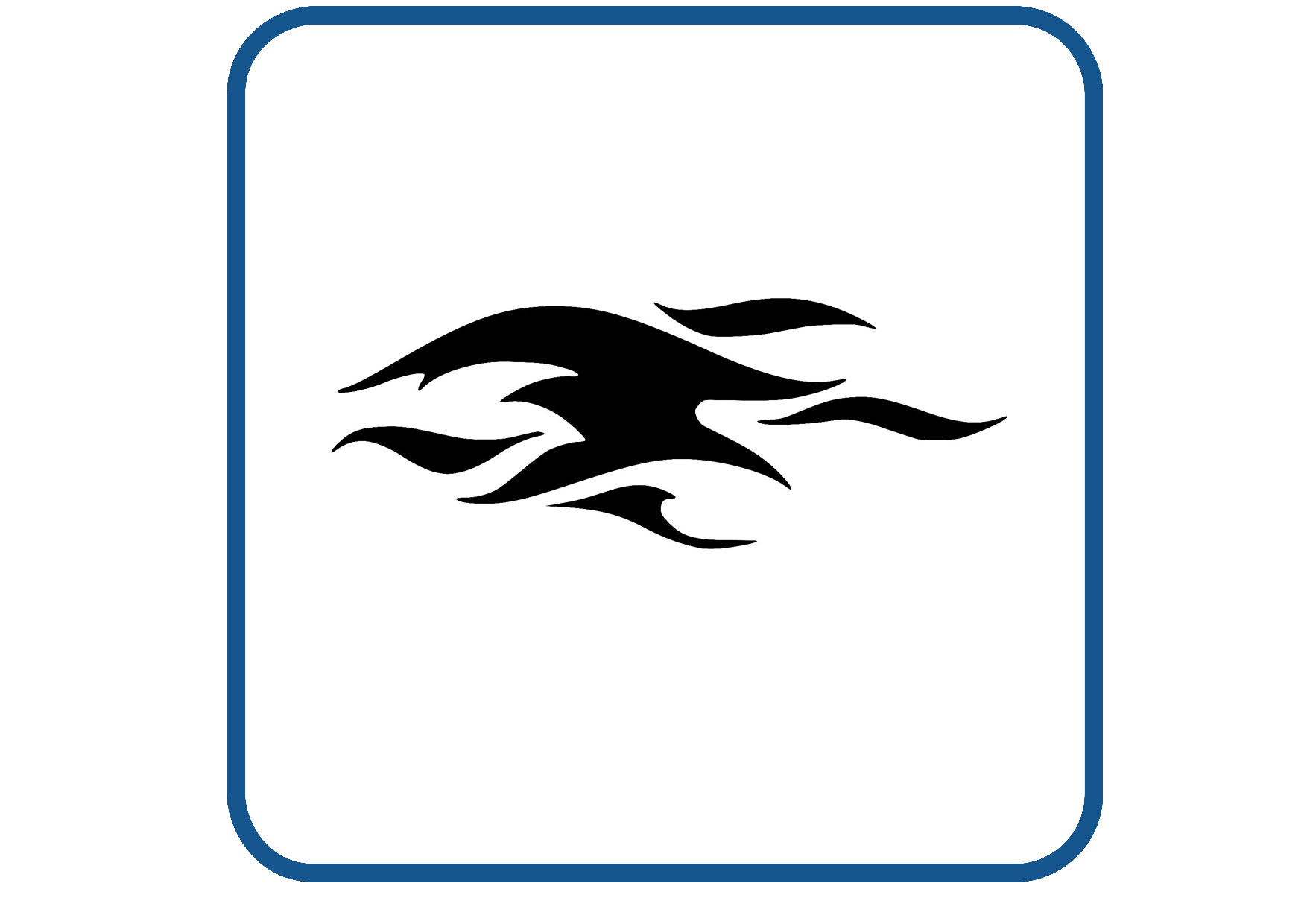 Vlammen design 18 sticker