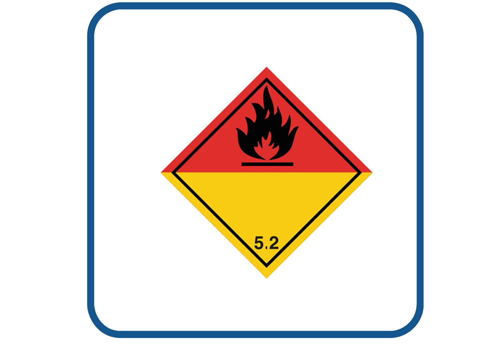 Organische peroxiden sticker