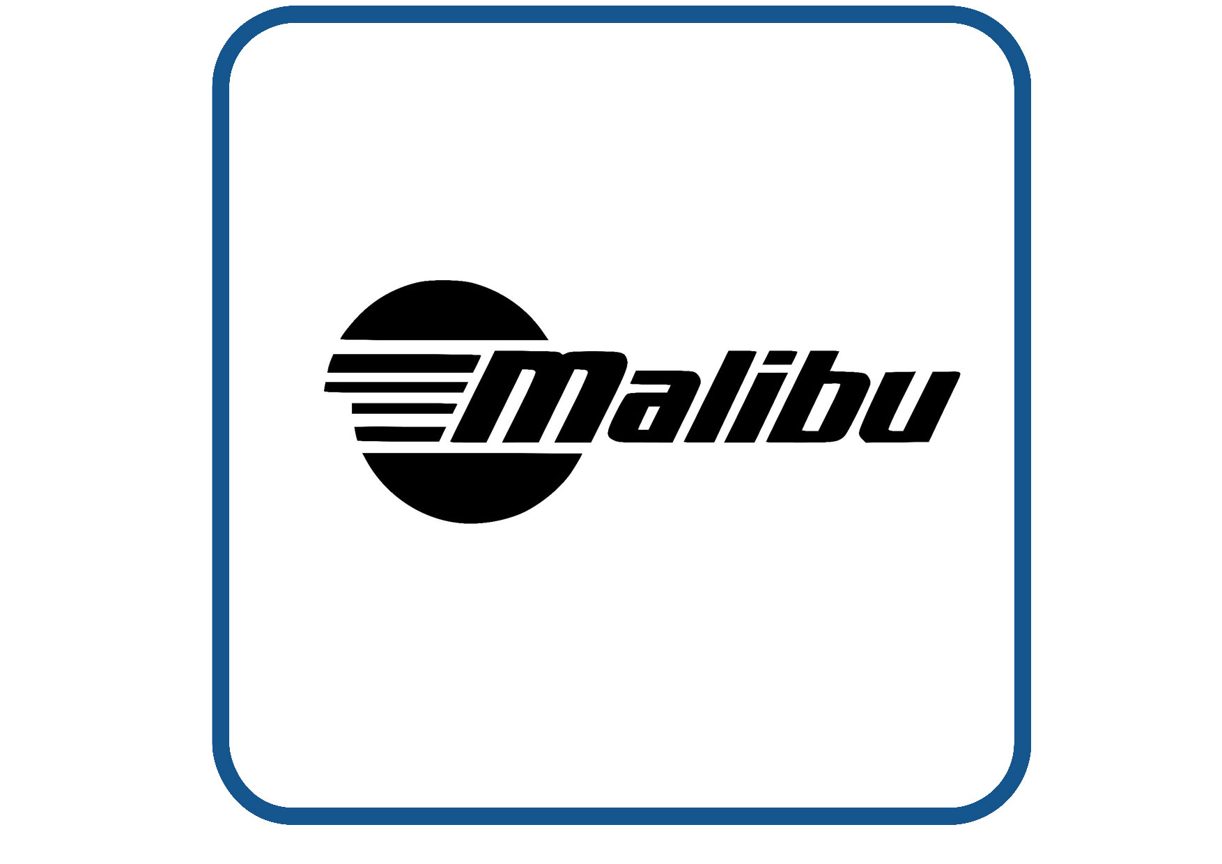 Malibu design 2 sticker