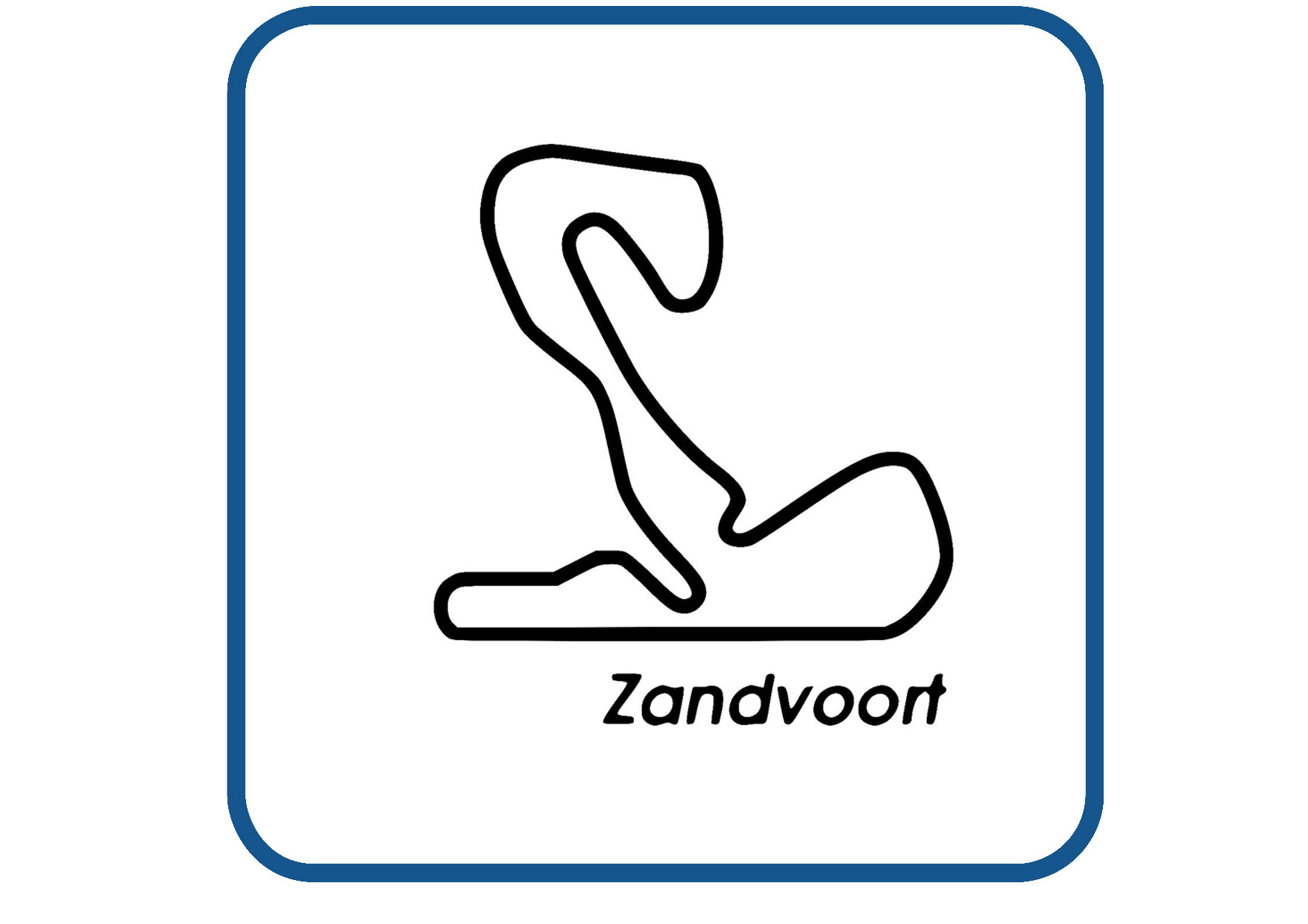 Zandvoort circuit sticker