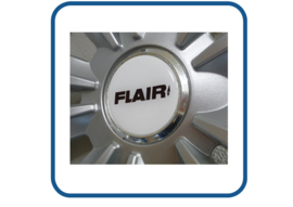 Flair naafstickers