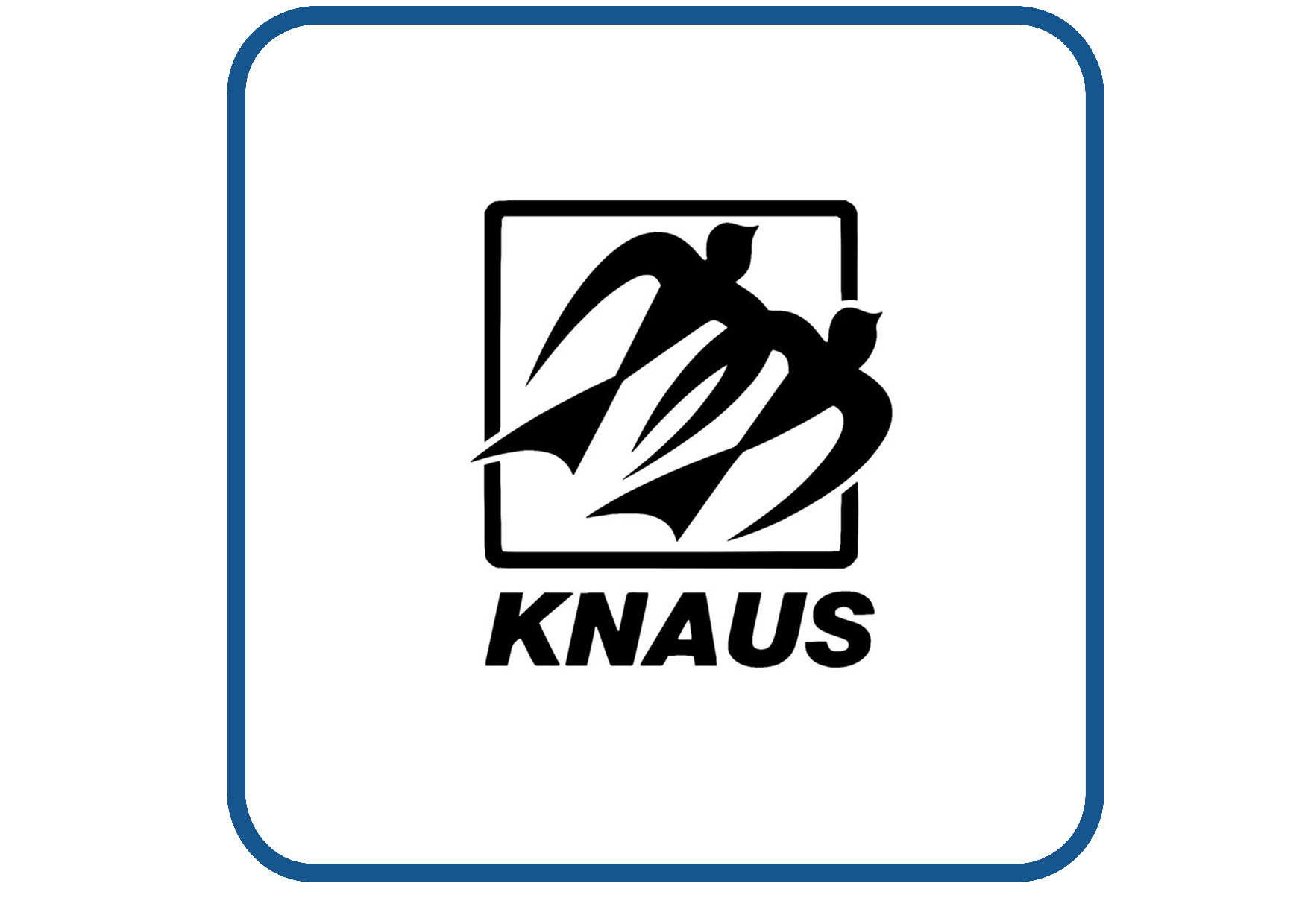 Knaus caravan en camper sticker