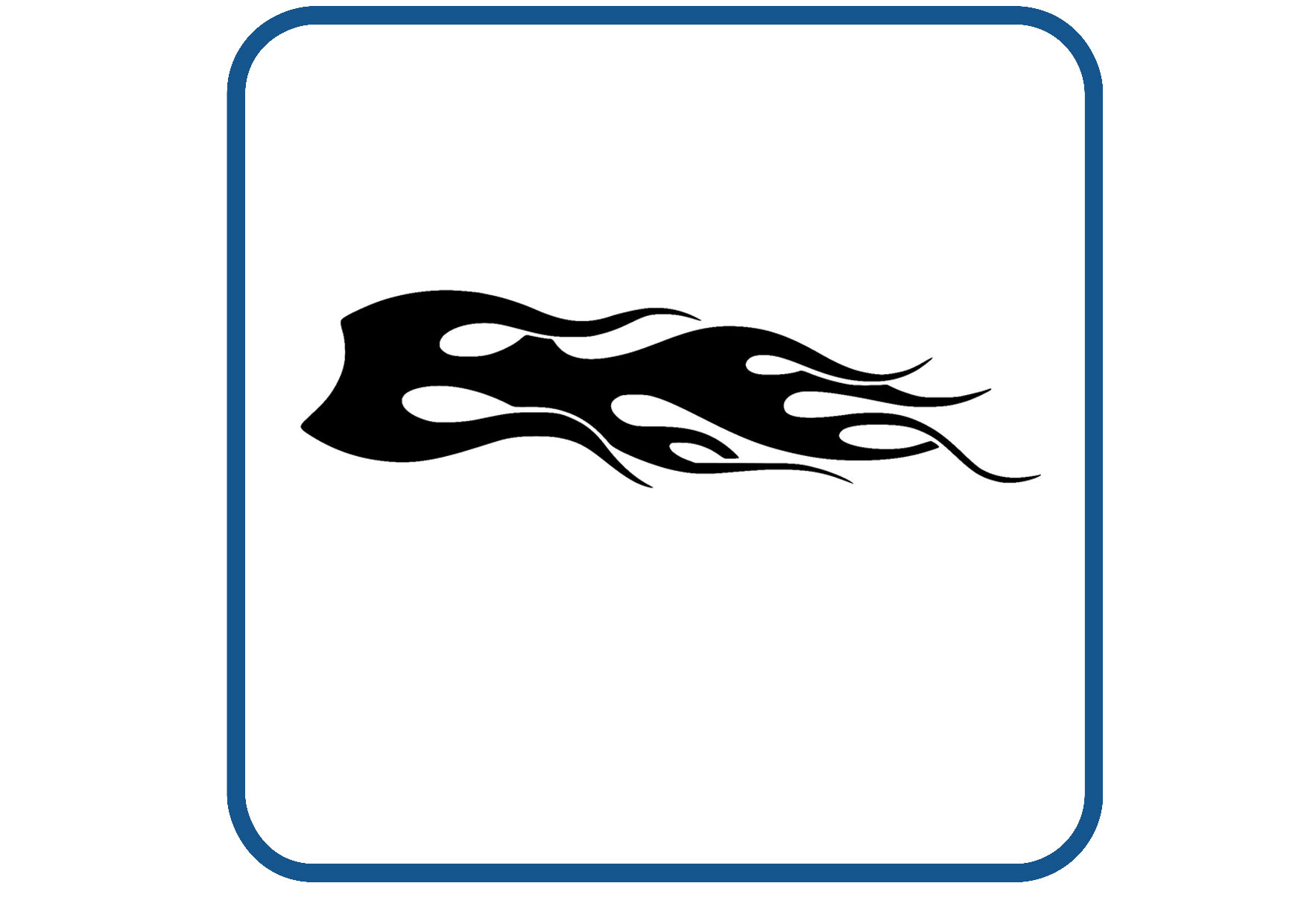 Vlammen design 53 sticker