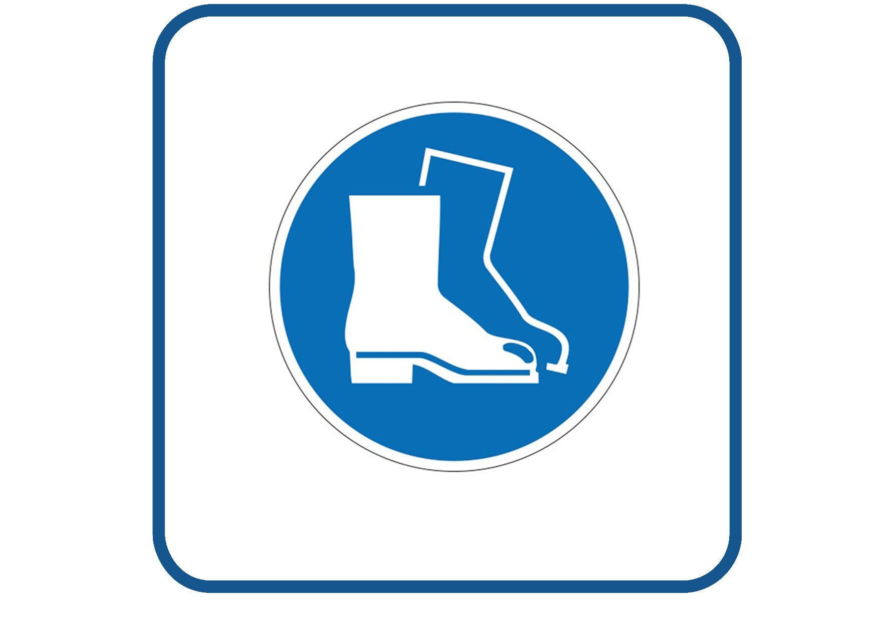 Veiligheidsschoenen sticker