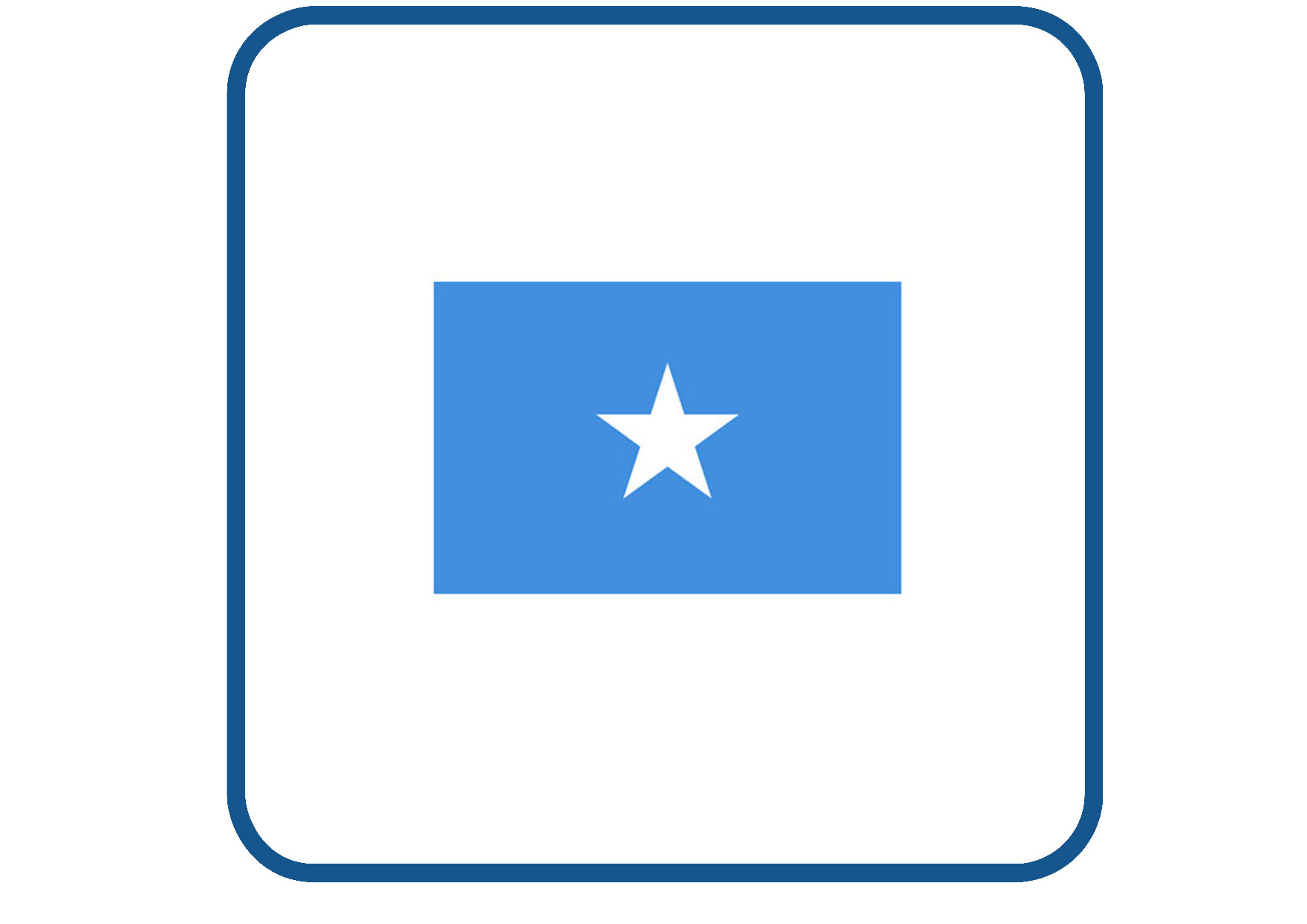 Somalie vlag sticker