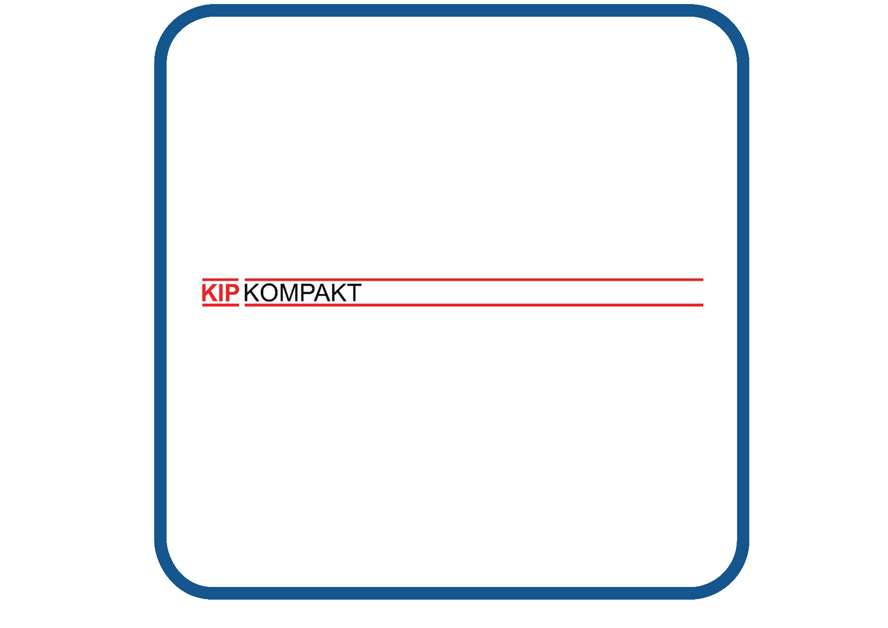 Kip Kompakt caravan en camper sticker