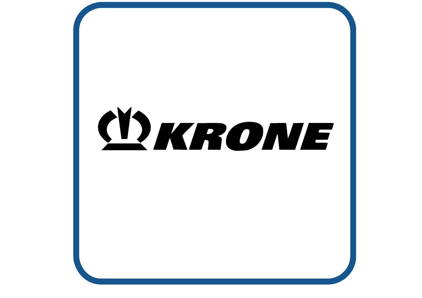Krone met logo sticker