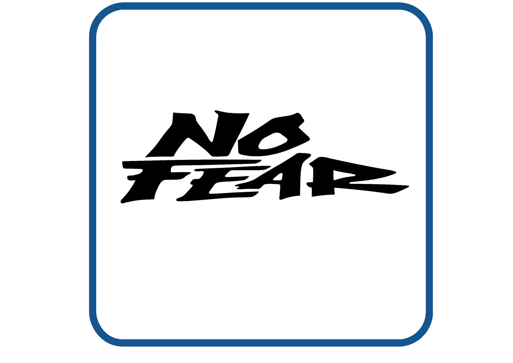 No Fear design 2 sticker