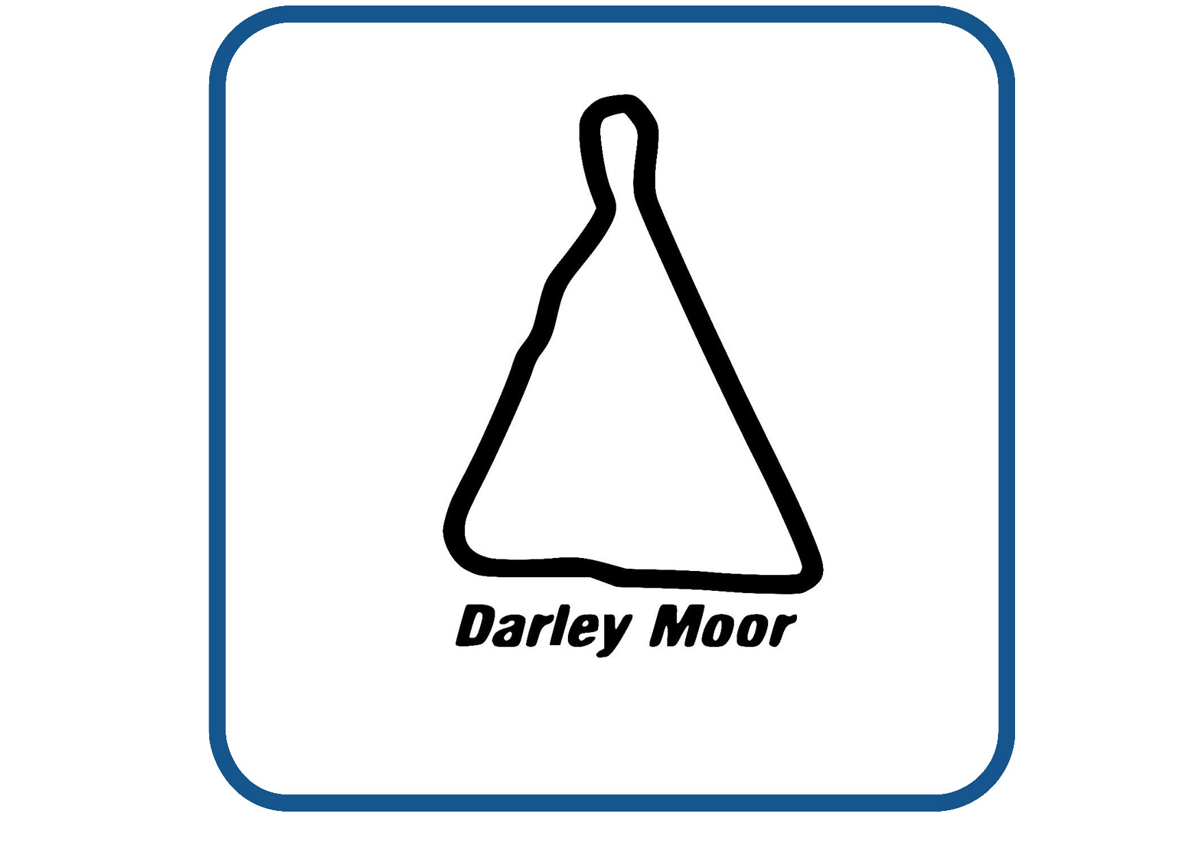 Darley Moor circuit sticker