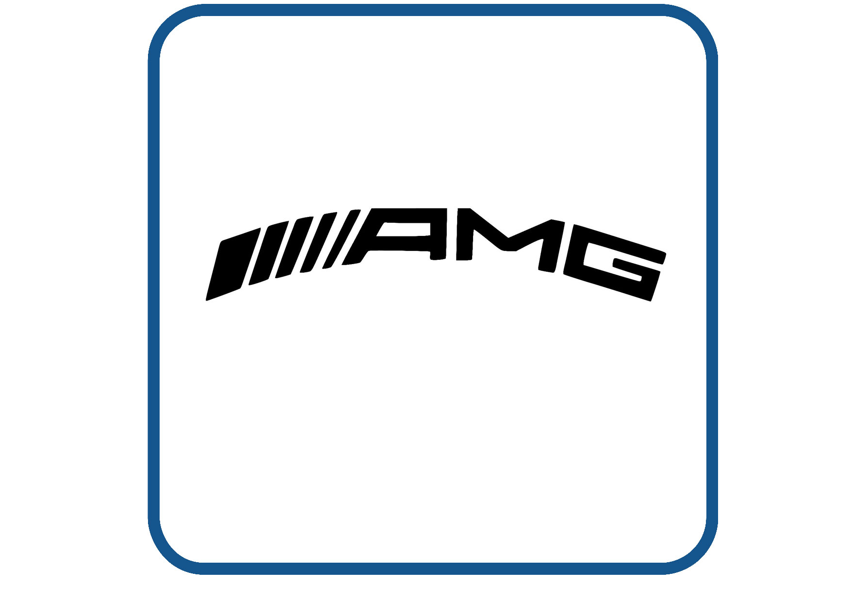 AMG rond remklauw sticker