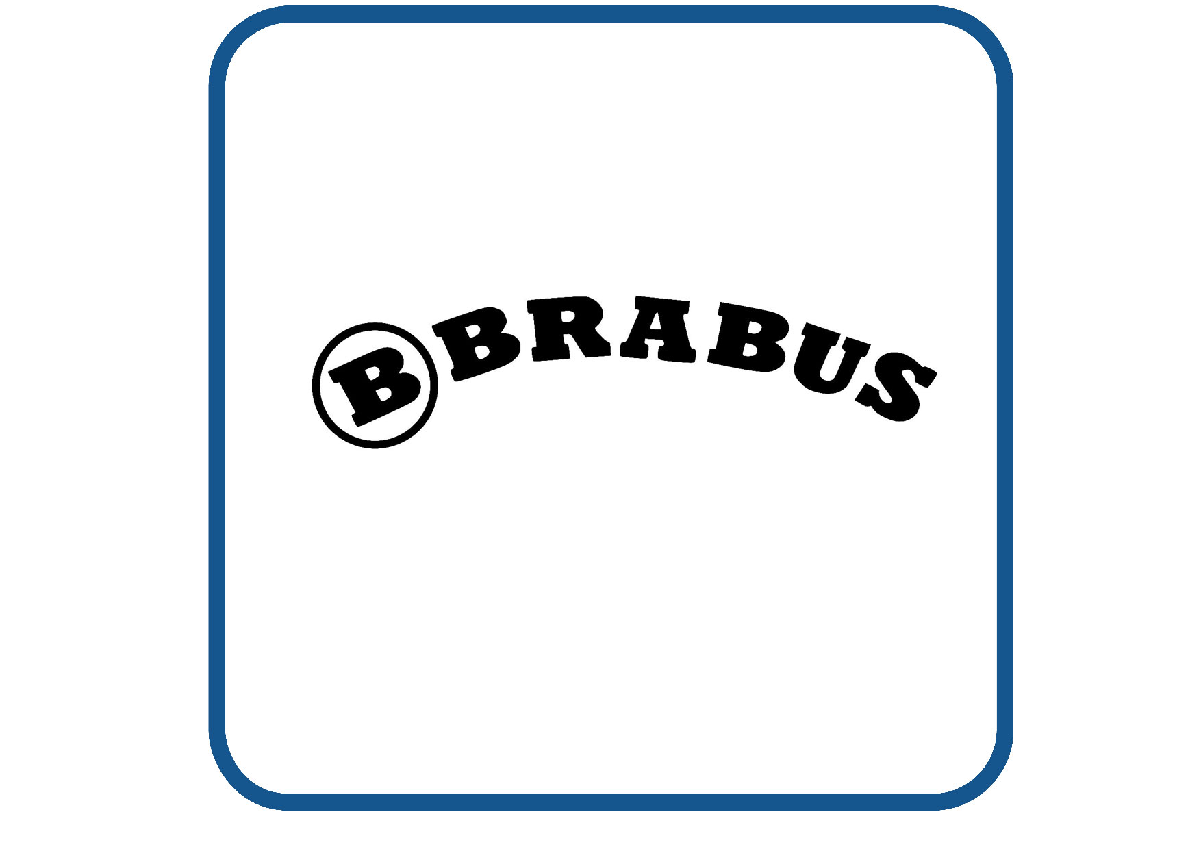 Brabus remklauw sticker