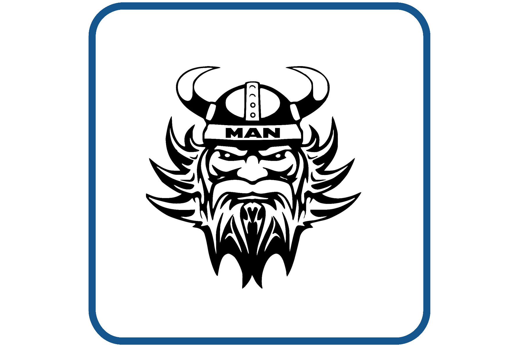 MAN viking sticker