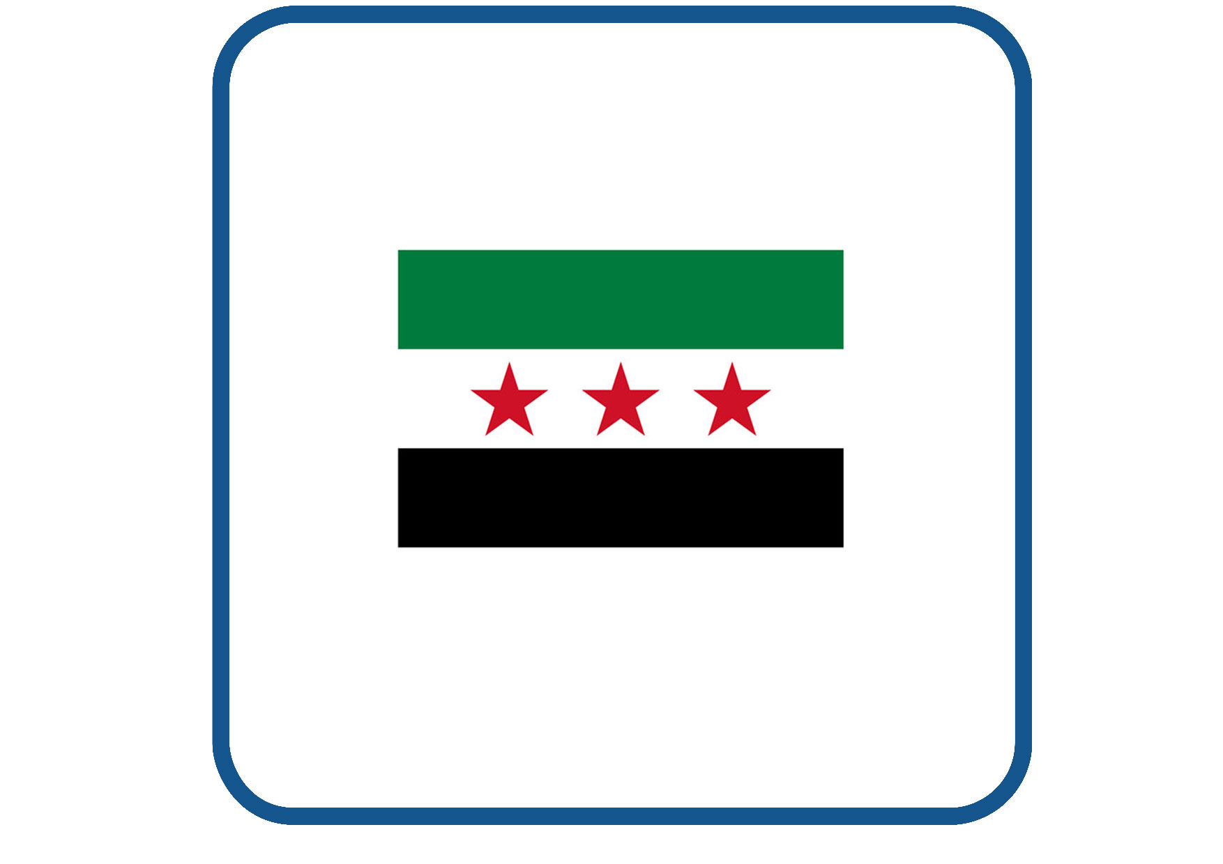 Syrie vlag sticker