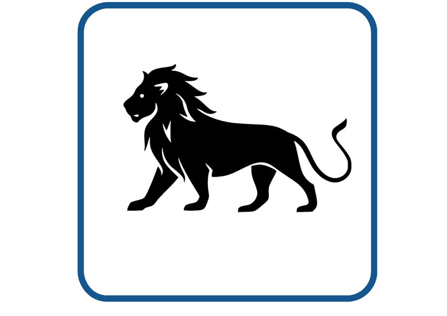 Leeuw sticker