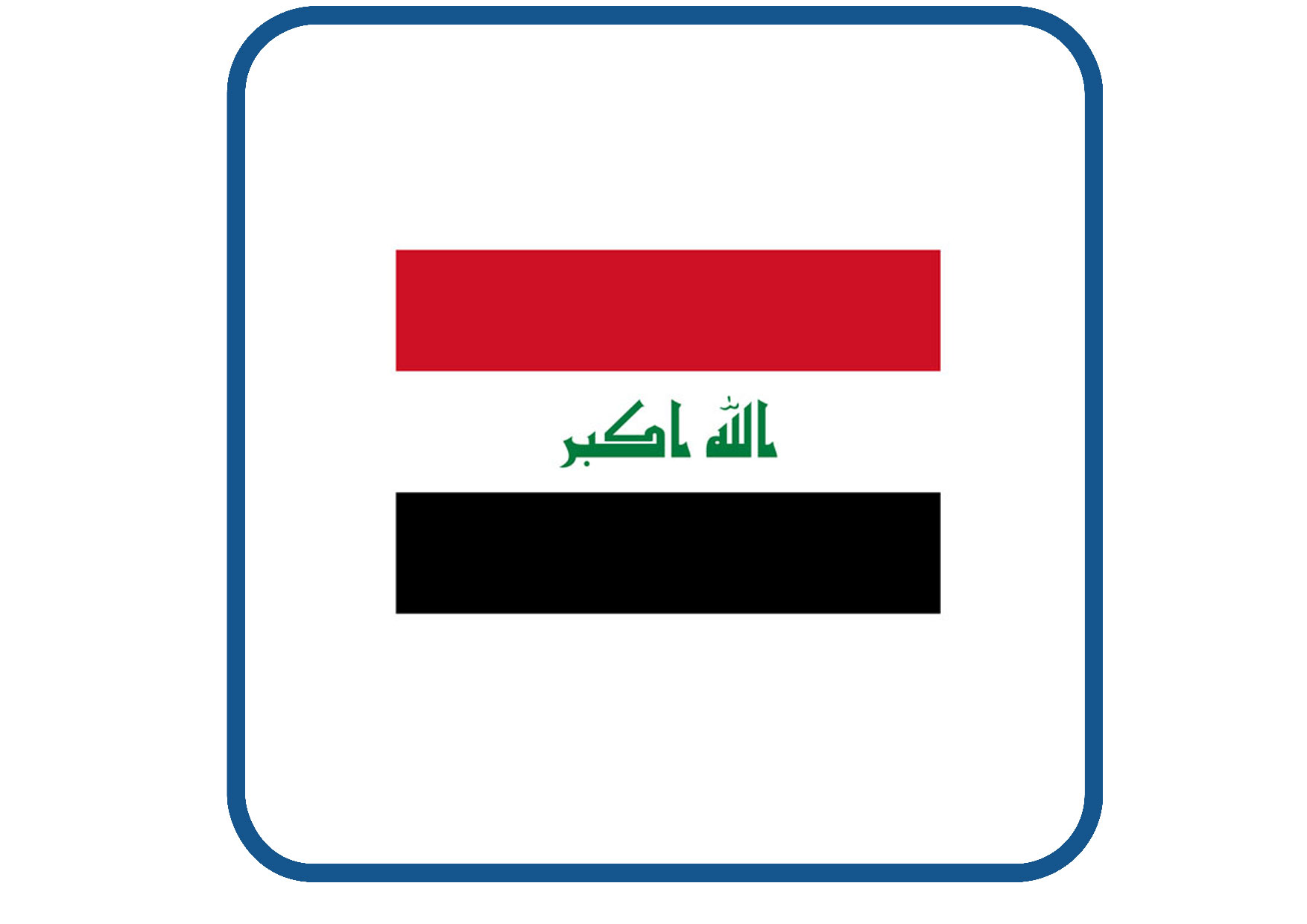 Iraq vlag sticker