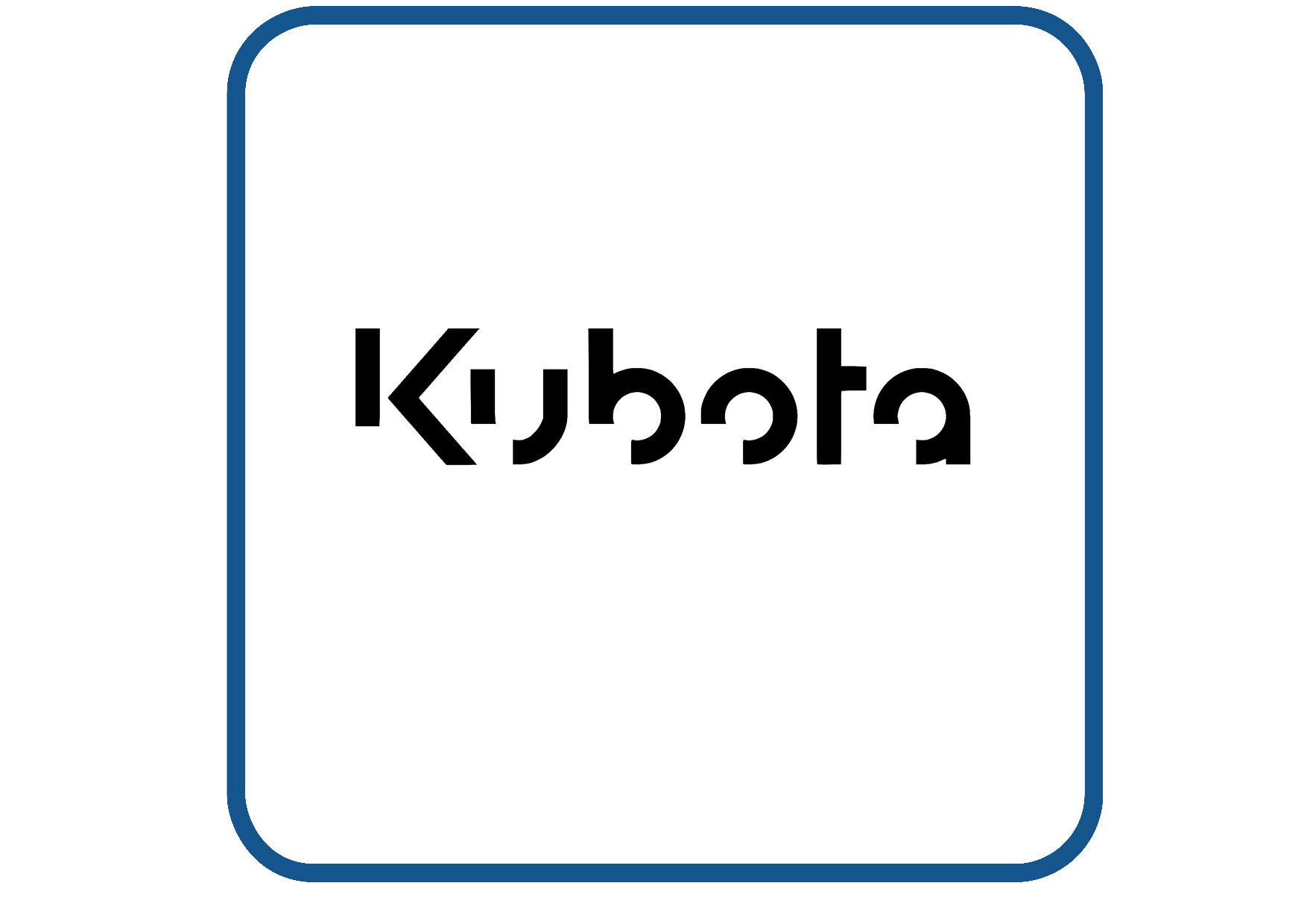Kubota sticker